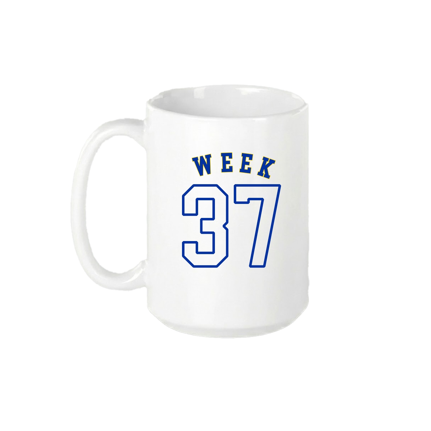15oz Coffee Mug — Shirsey Arch in White