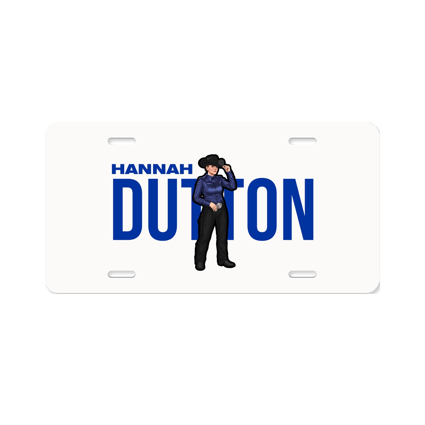 License Plate — Player Name in Classic