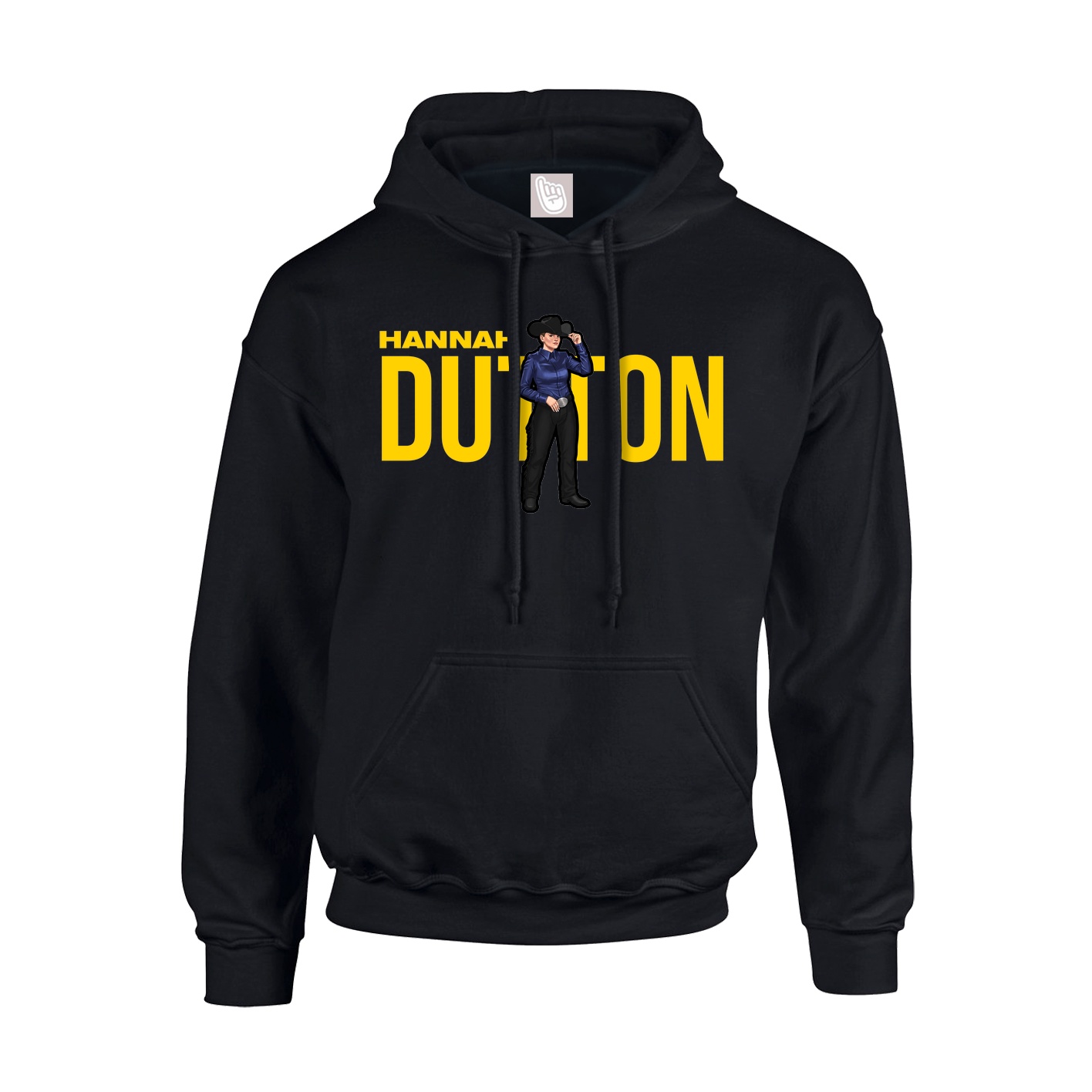 Youth Hoodie — Player Name in Black