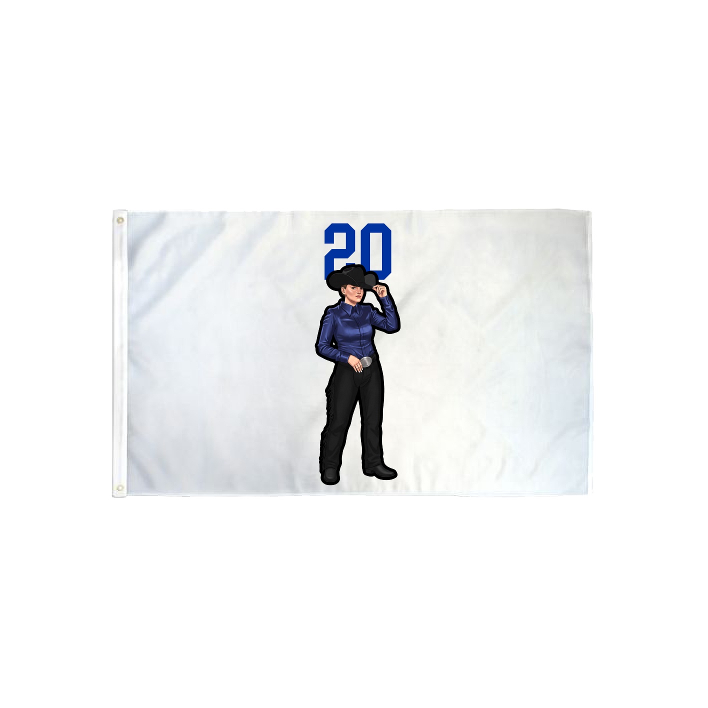 3x5 Flag — Number Top in Classic