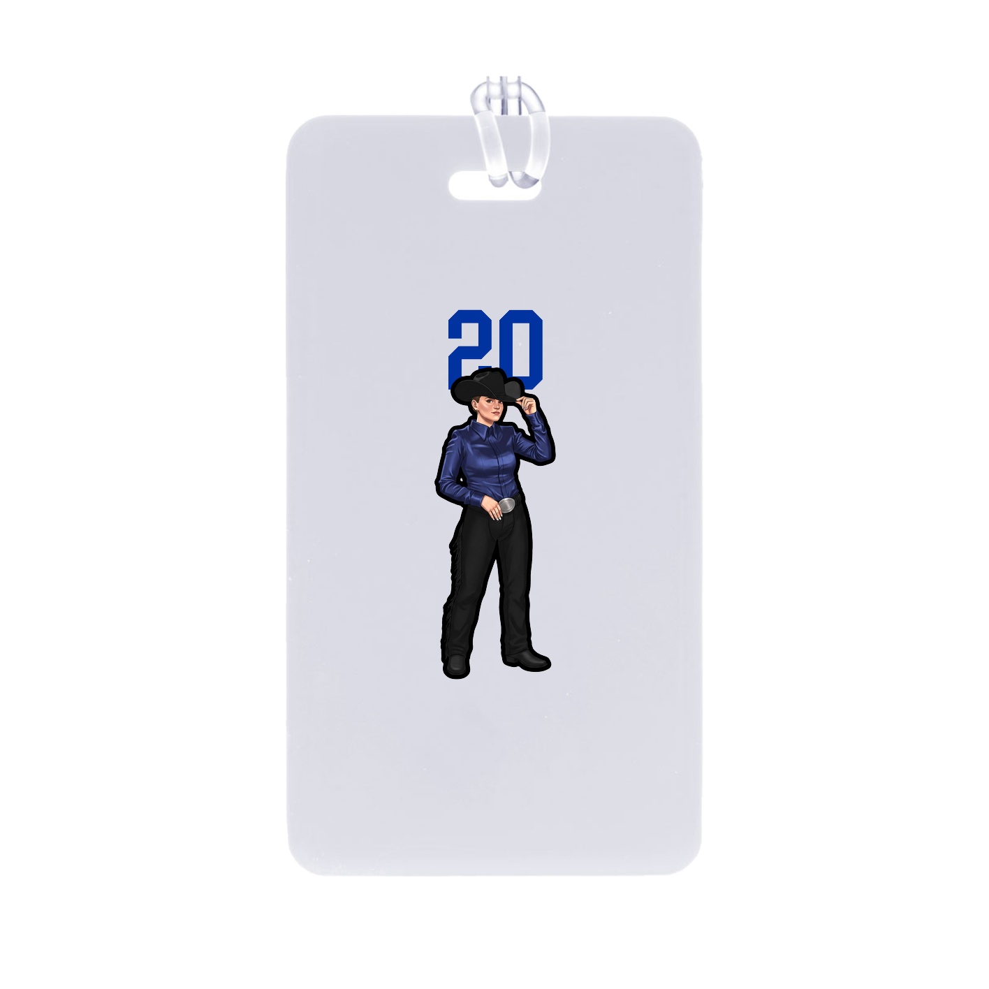 Bag Tag — Number Top in Classic