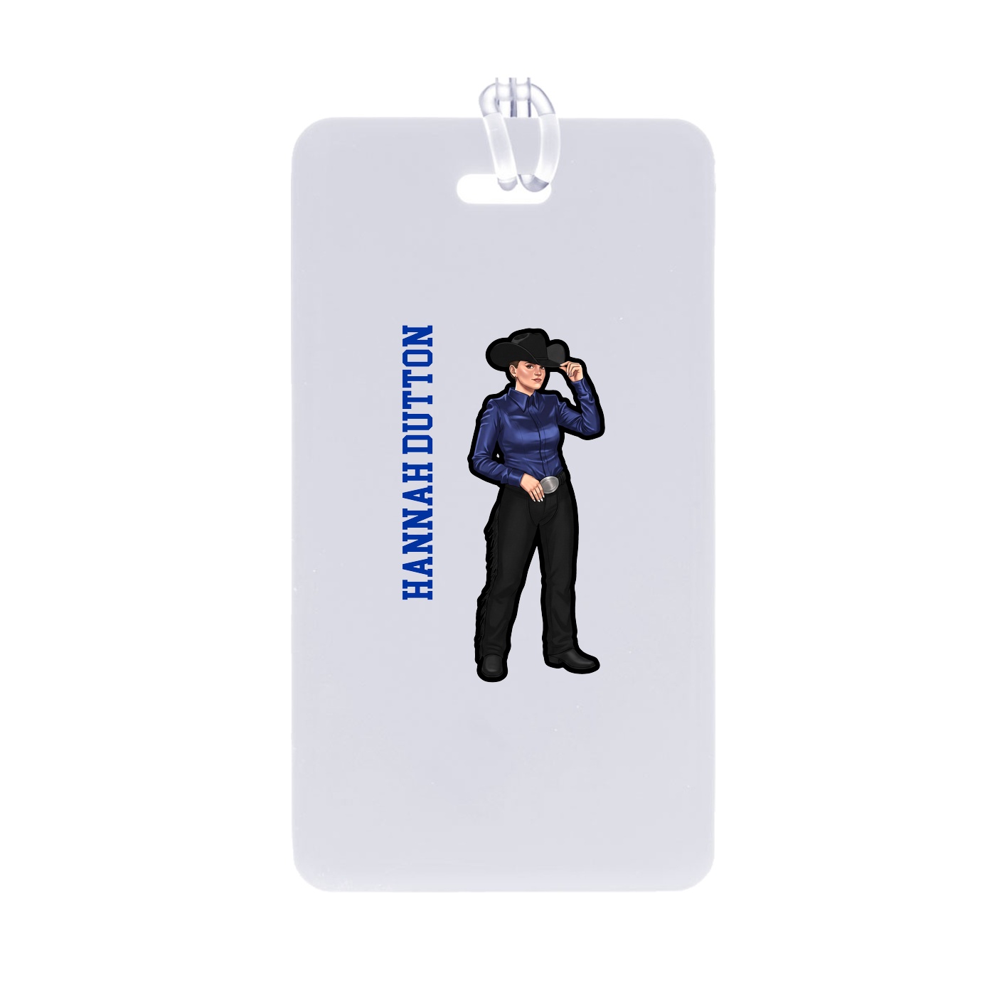 Bag Tag — Name Vertical in Classic