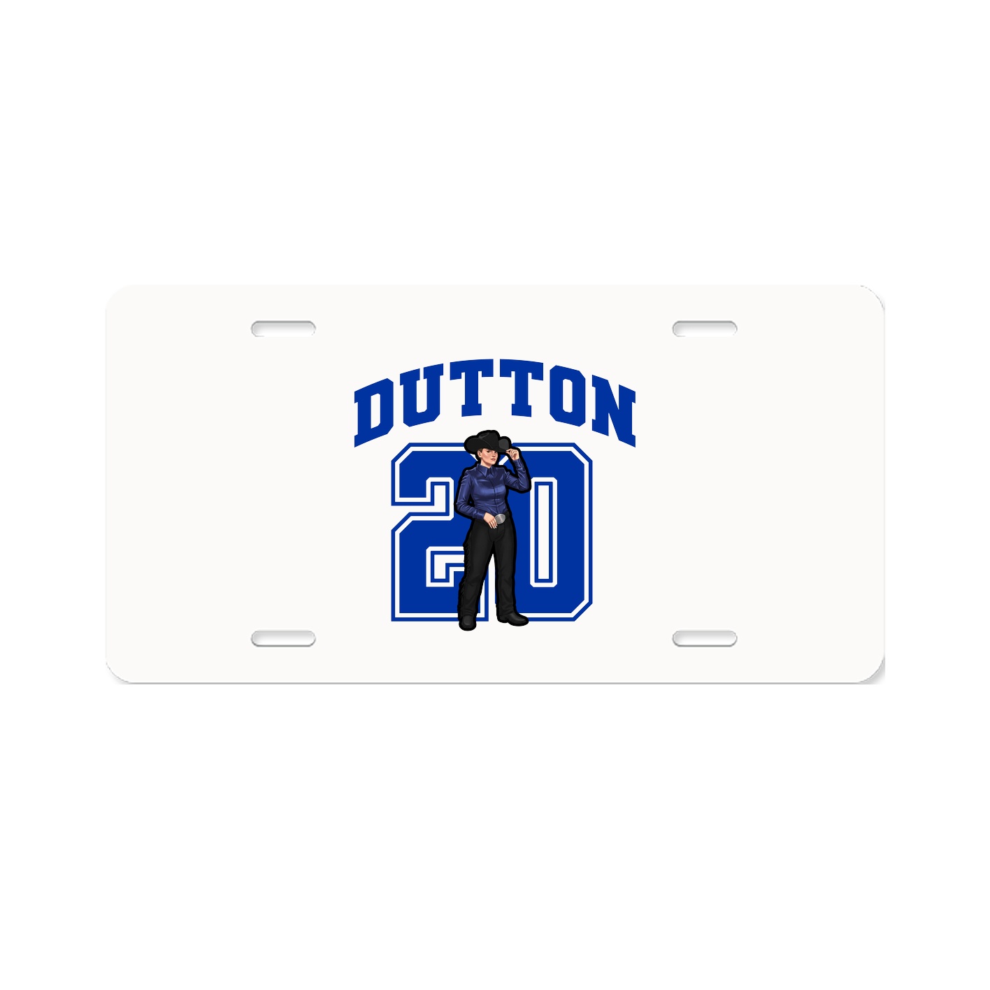 License Plate — Number in Classic