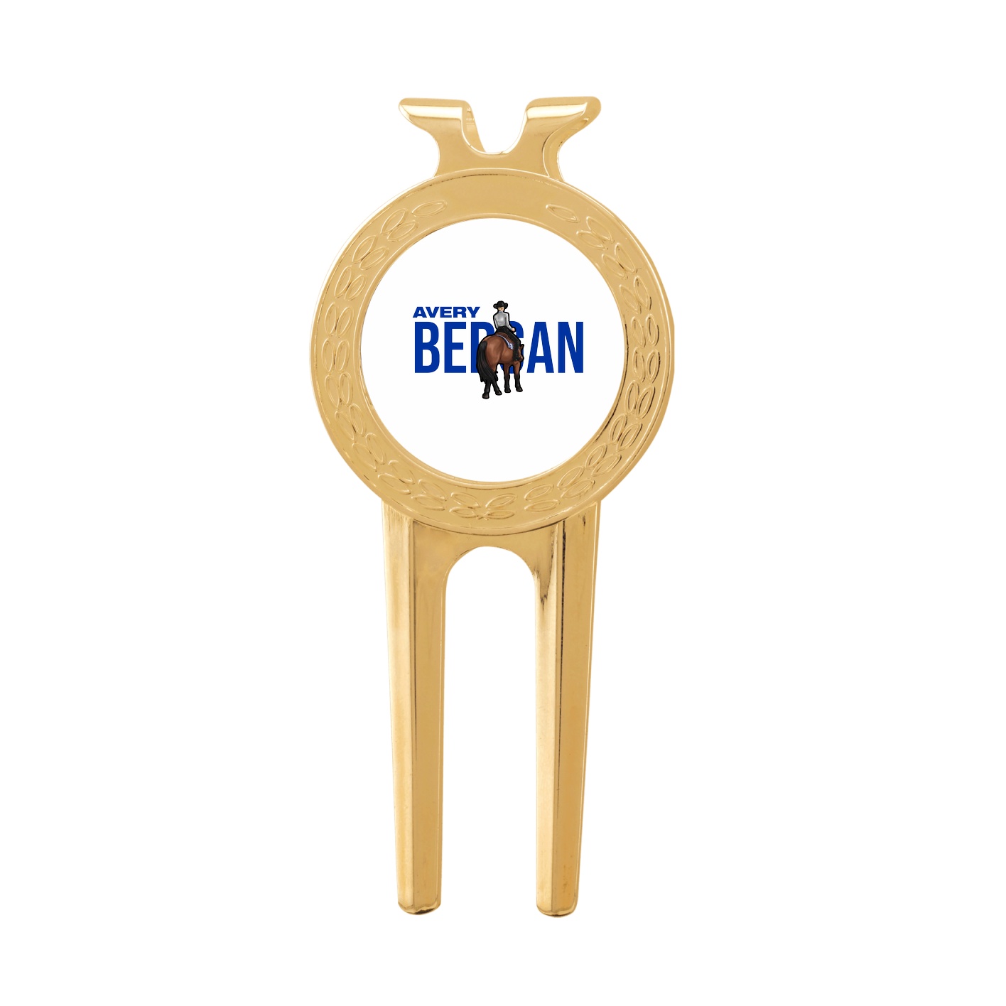 Divot Tool with Ball Marker — Player Name in Classic