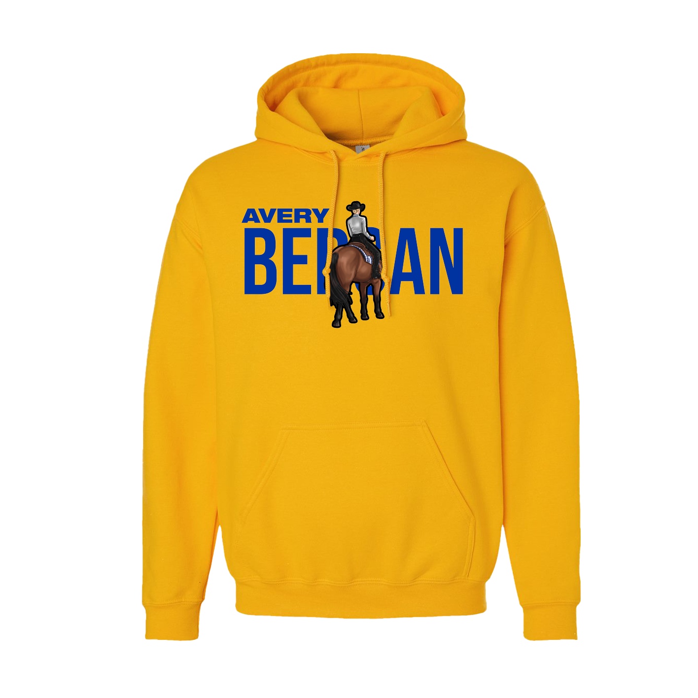 Youth Hoodie — Player Name in Gold