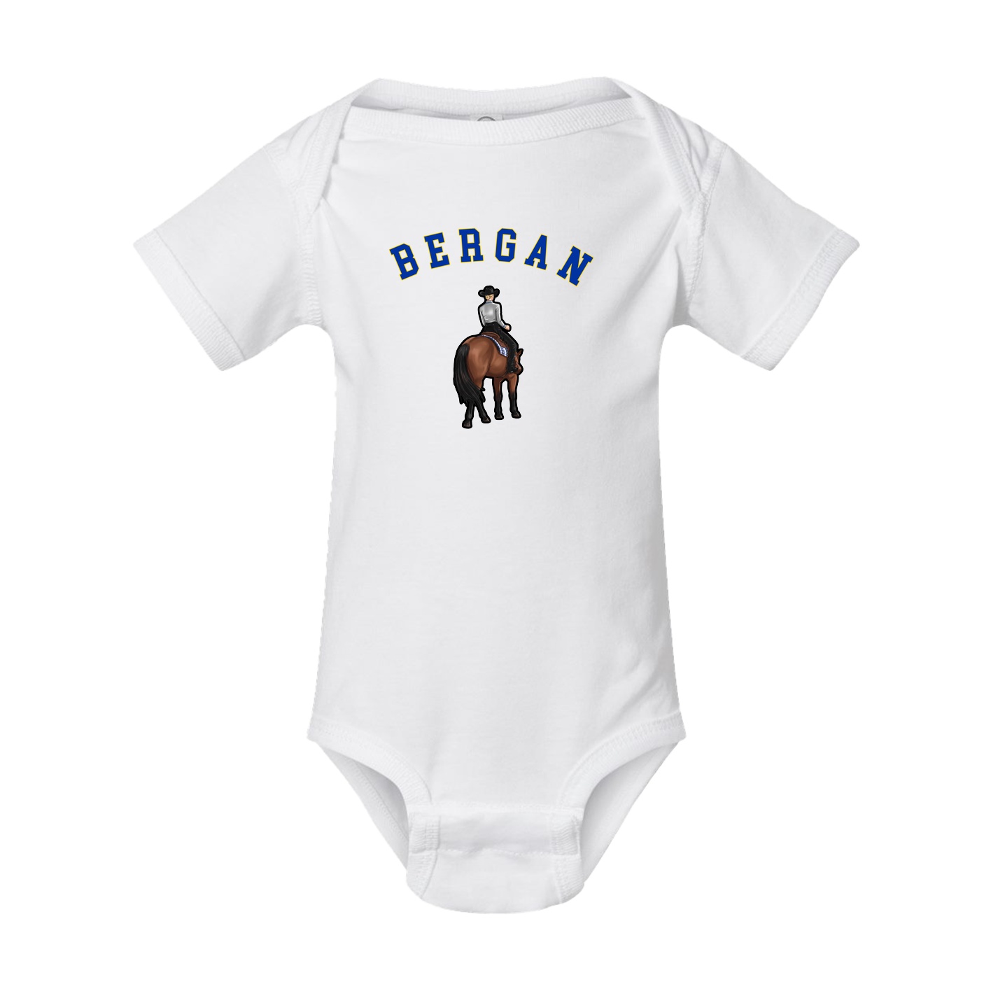 Baby Onesie — Shirsey Arch in White