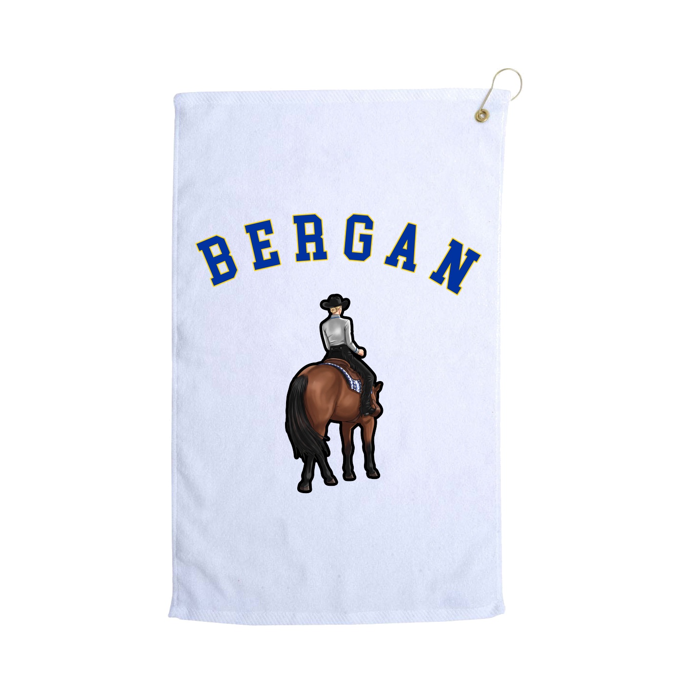 Golf Towel — Shirsey Arch in White