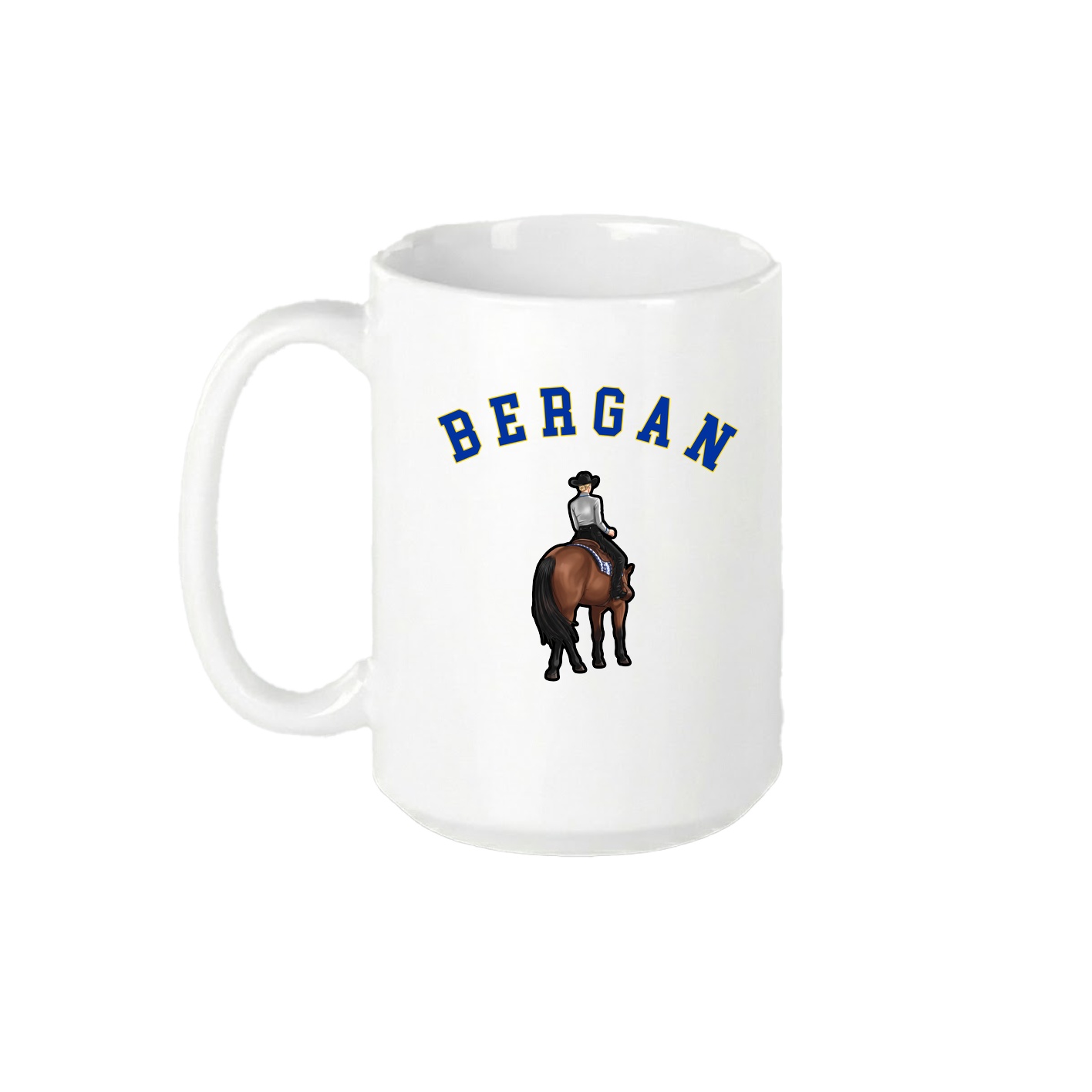 15oz Coffee Mug — Shirsey Arch in White