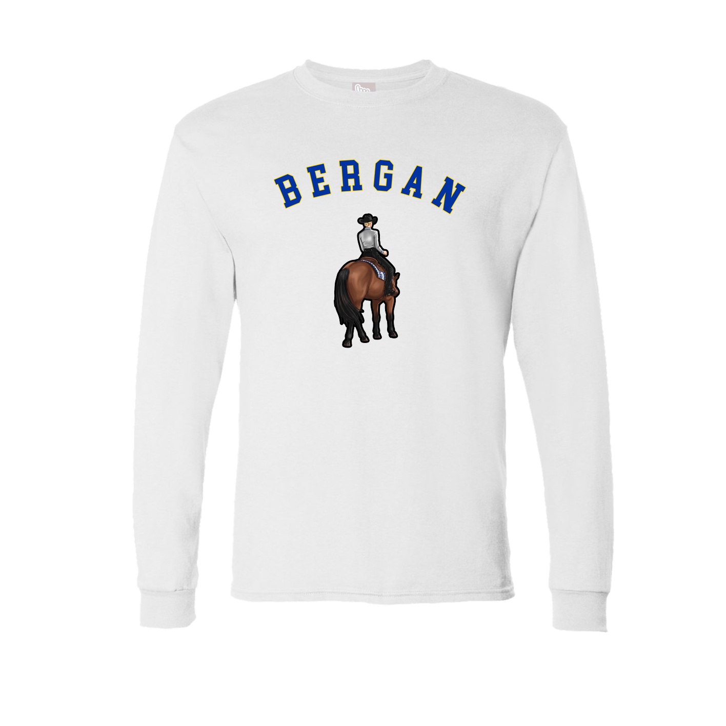 Long Sleeve Tee — Shirsey Arch in White