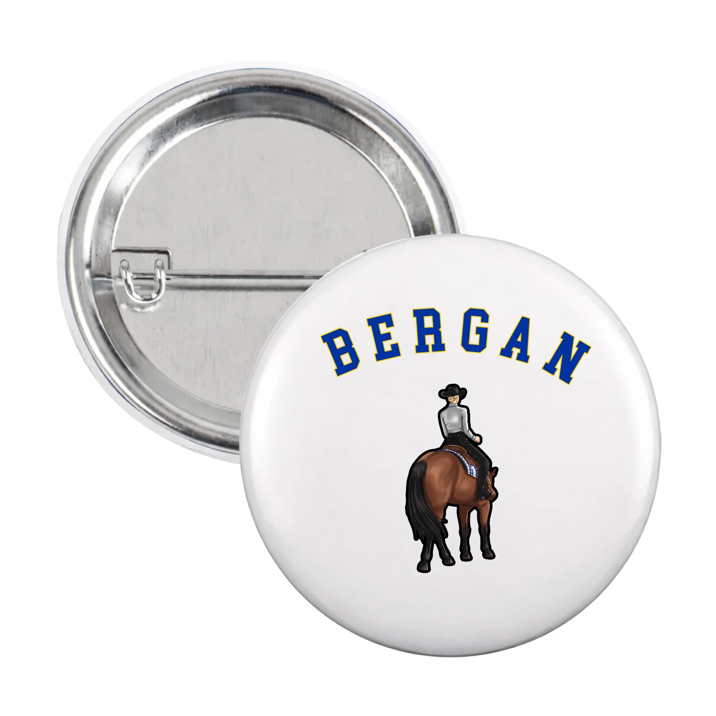 Game Day Button — Shirsey Arch in White