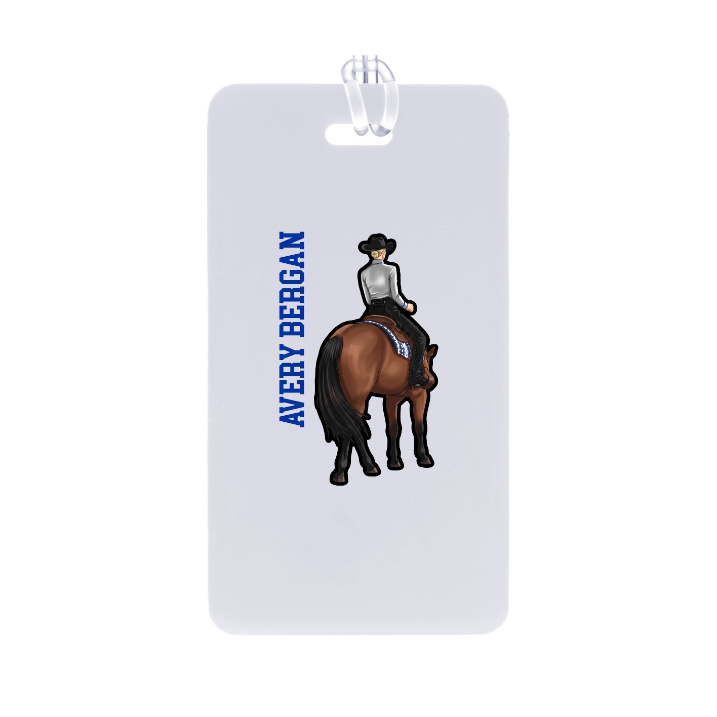 Bag Tag — Name Vertical in Classic