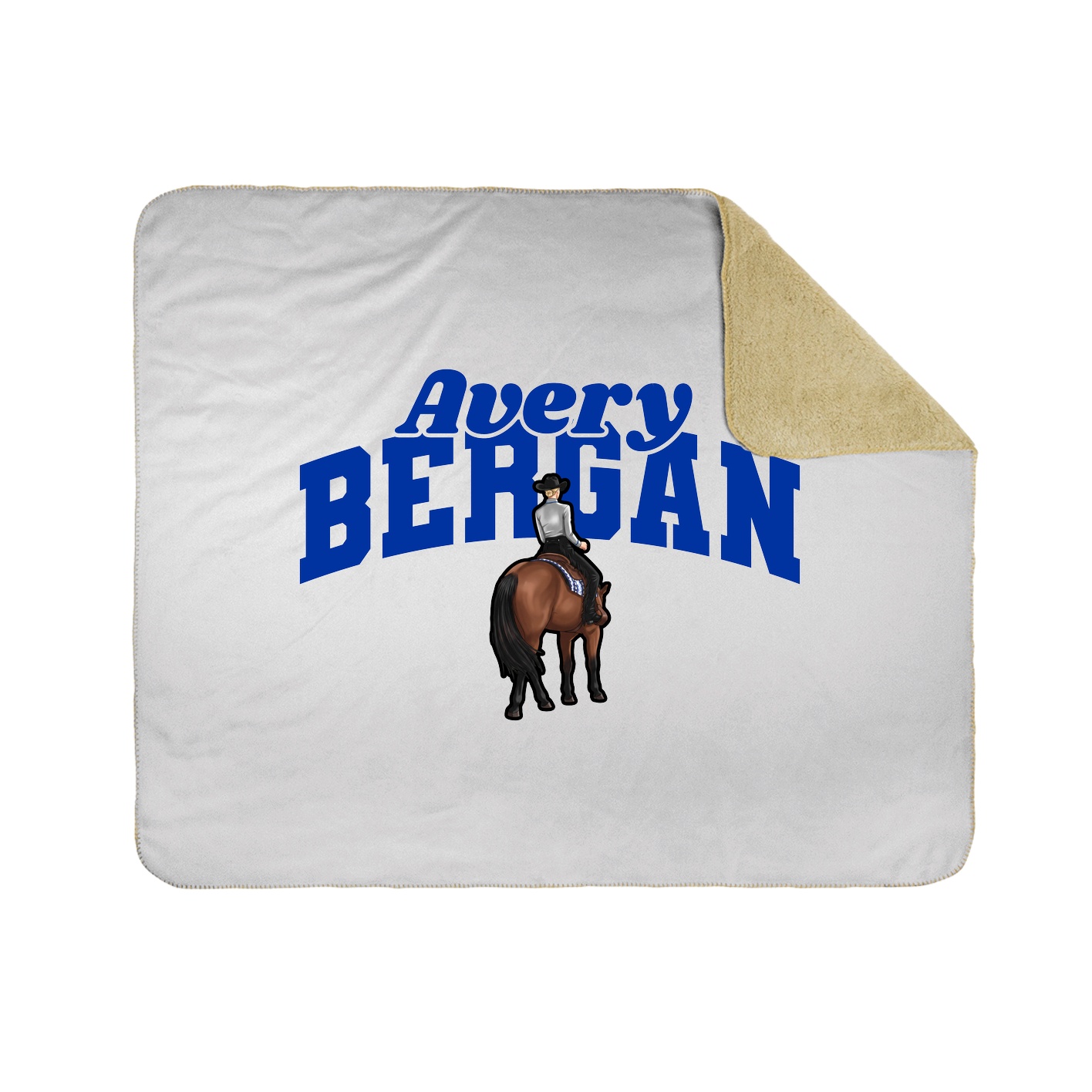 Throw Blanket — Signature Arch in White
