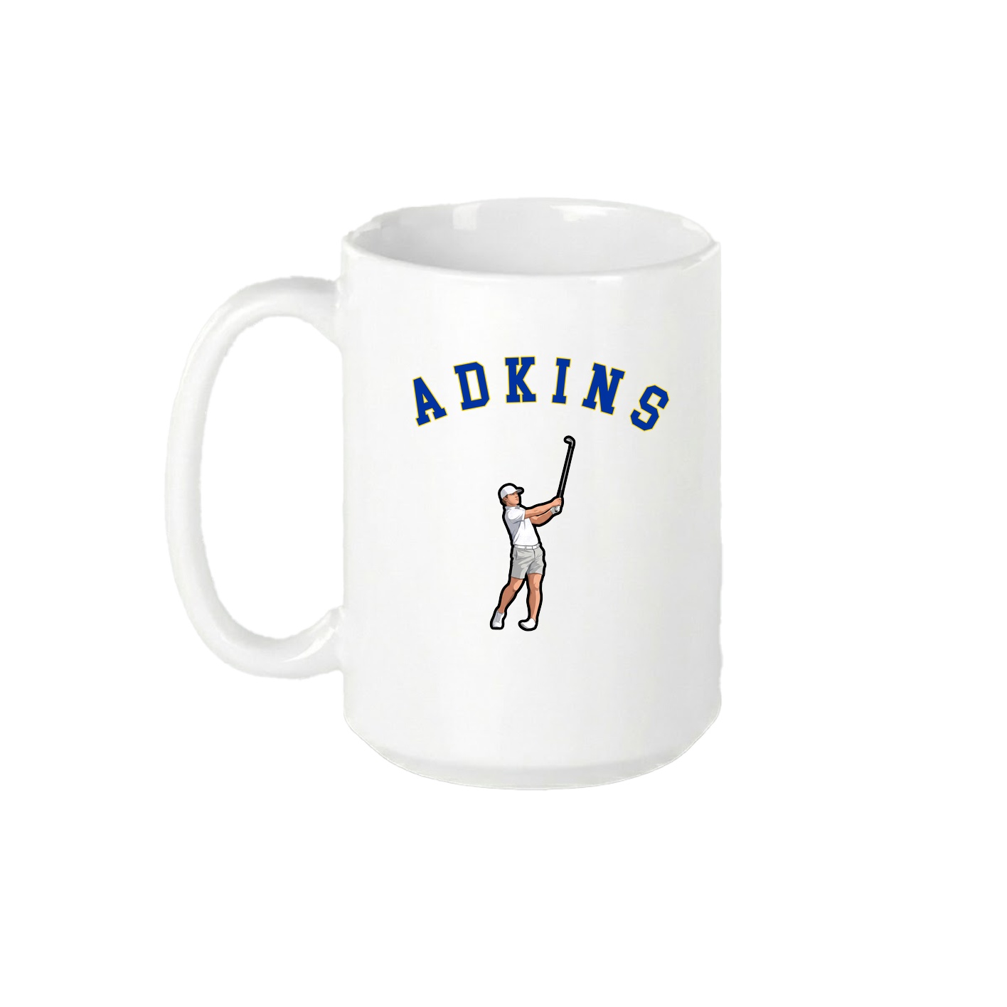 15oz Coffee Mug — Shirsey Arch in White
