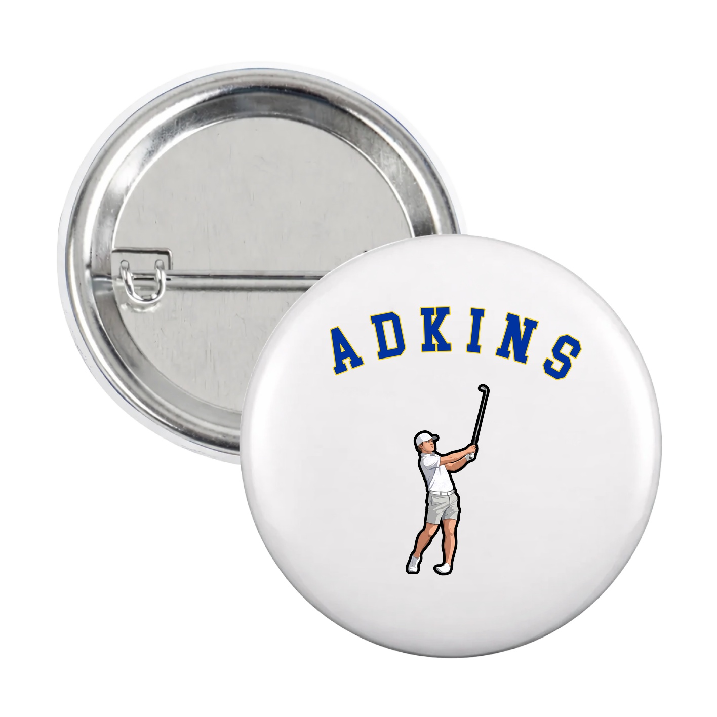 Game Day Button — Shirsey Arch in White