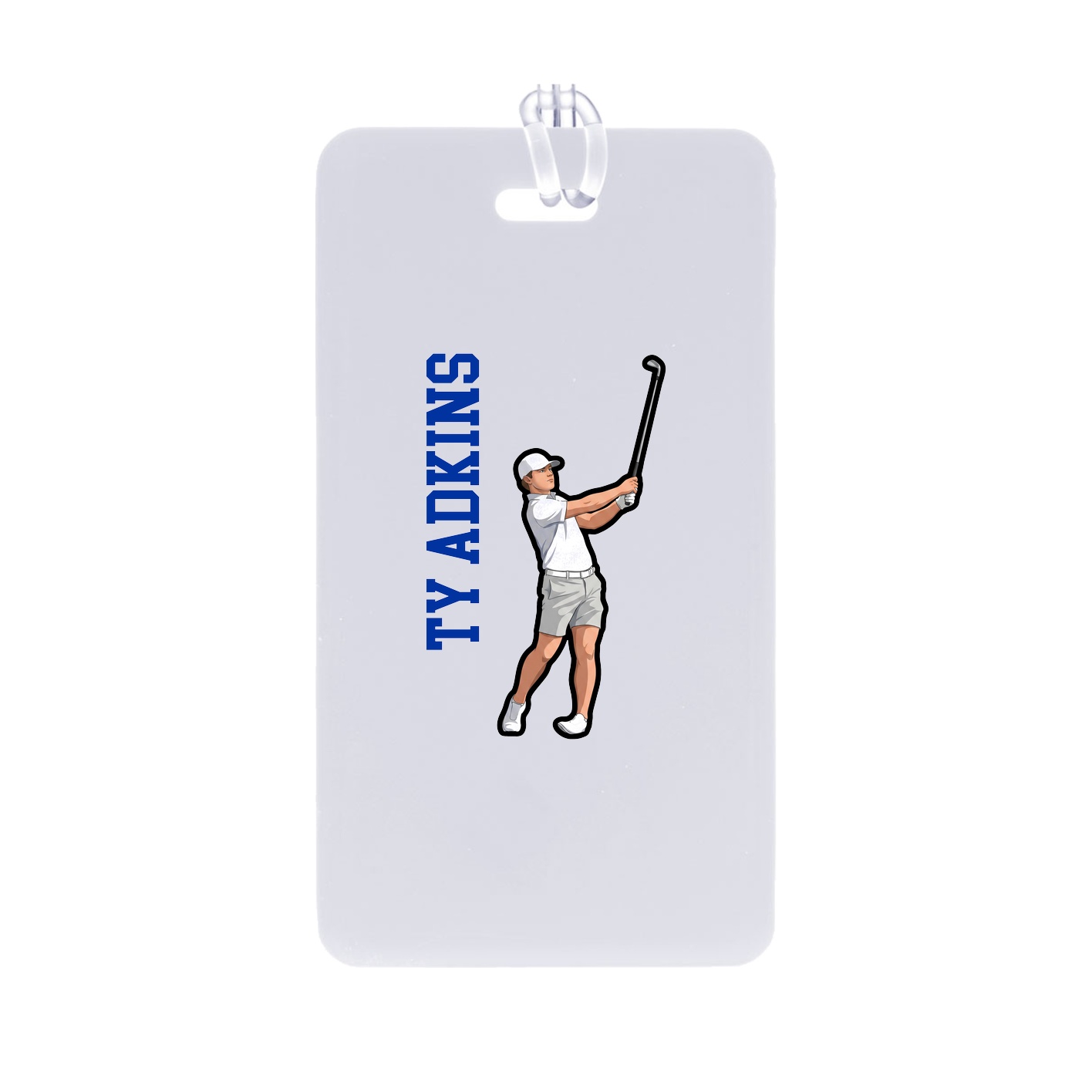 Bag Tag — Name Vertical in Classic