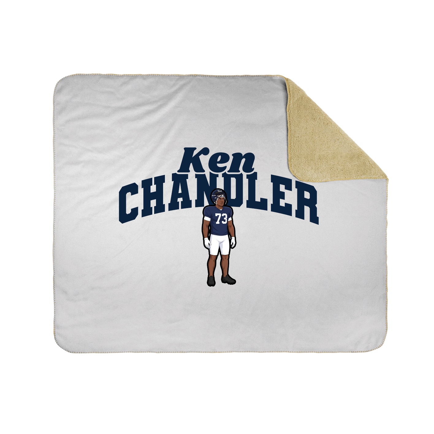 Throw Blanket — Signature Arch in White