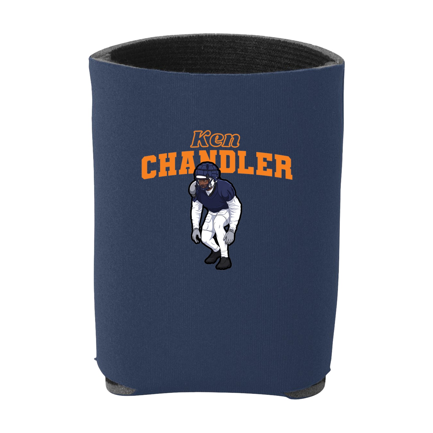 Can Holder — Name Arch in Navy