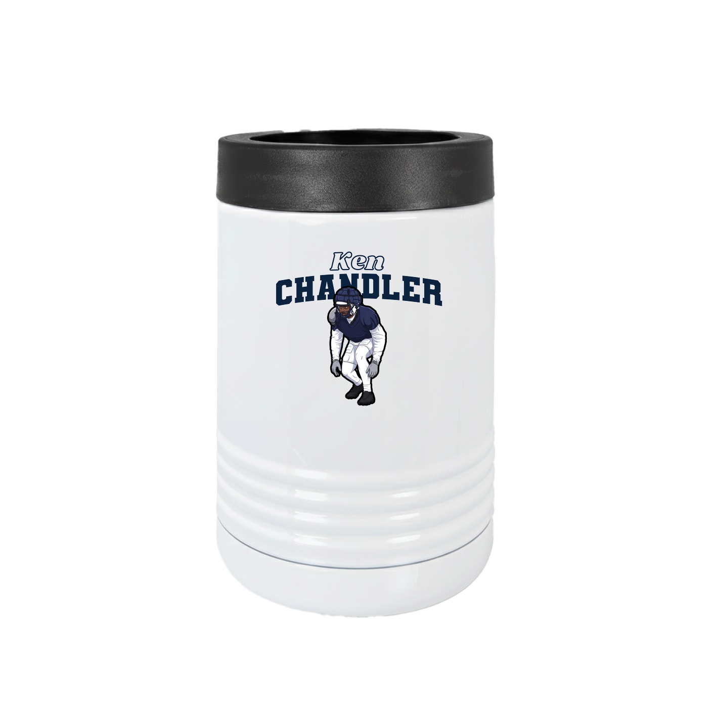 Beverage Holder — Name Arch in White
