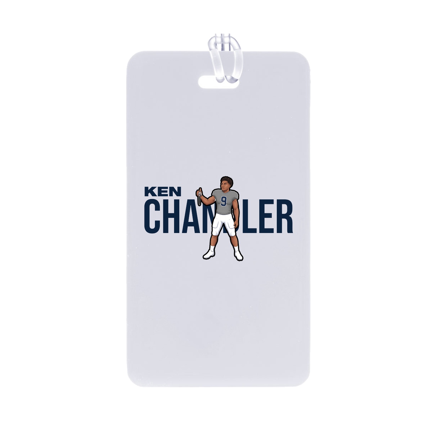 Bag Tag — Player Name in Classic