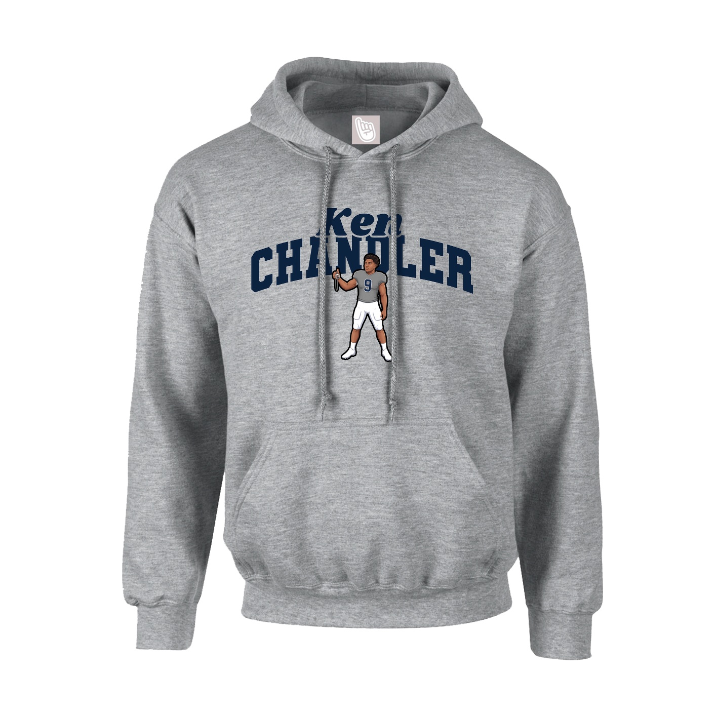 Hoodie — Signature Arch in Grey