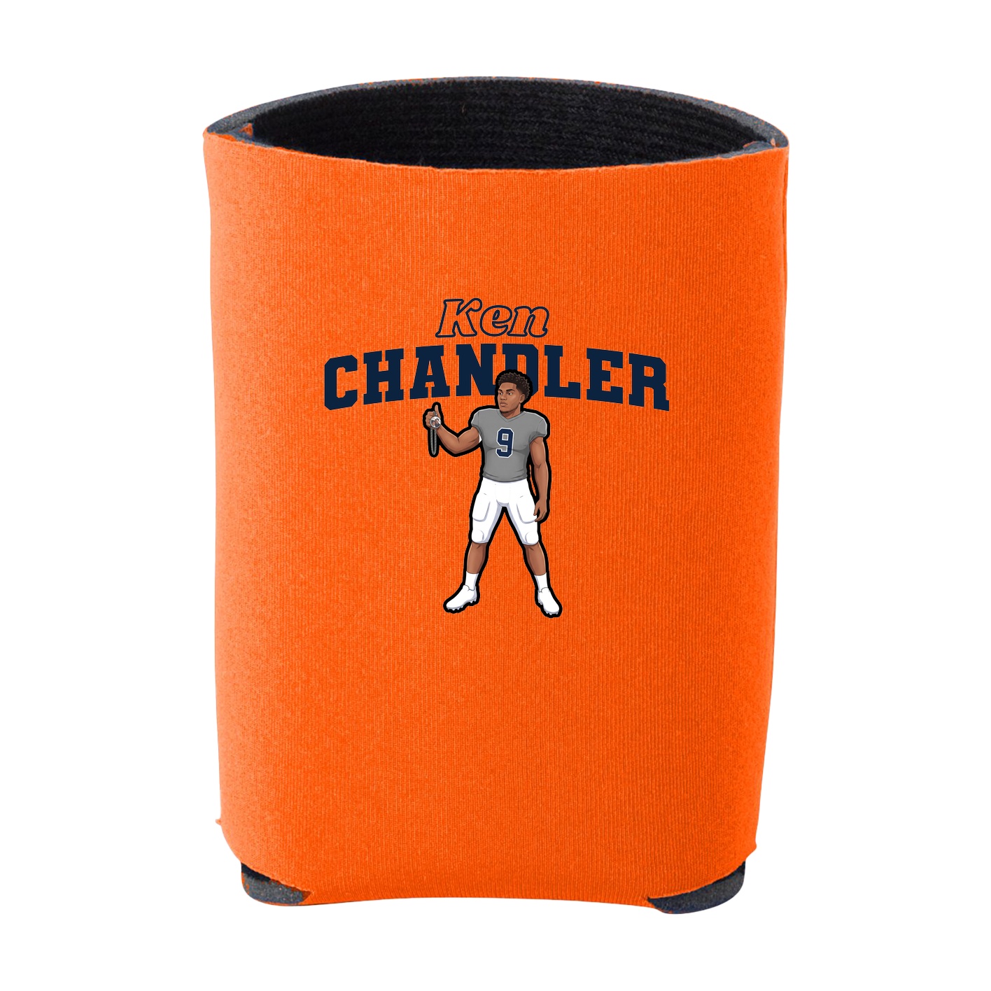 Can Holder — Name Arch in Orange