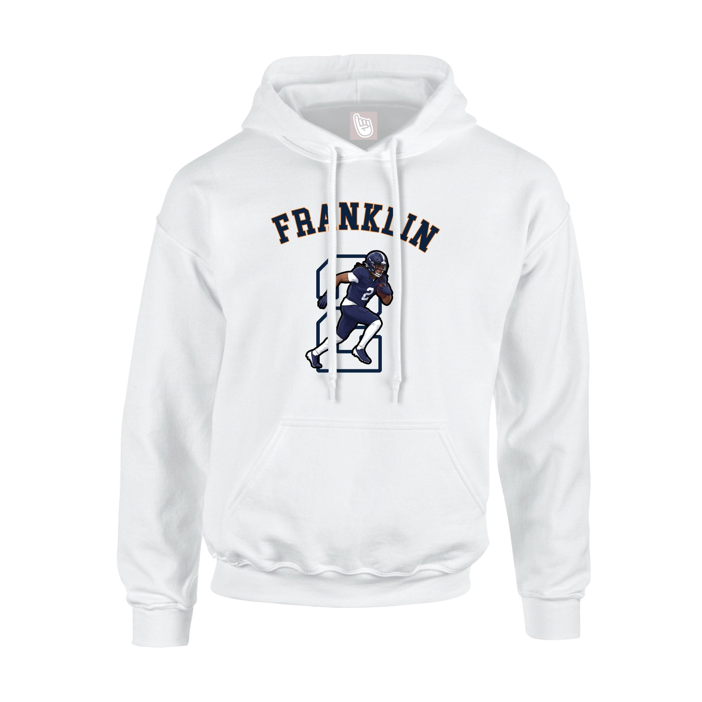 Hoodie — Shirsey Arch in White