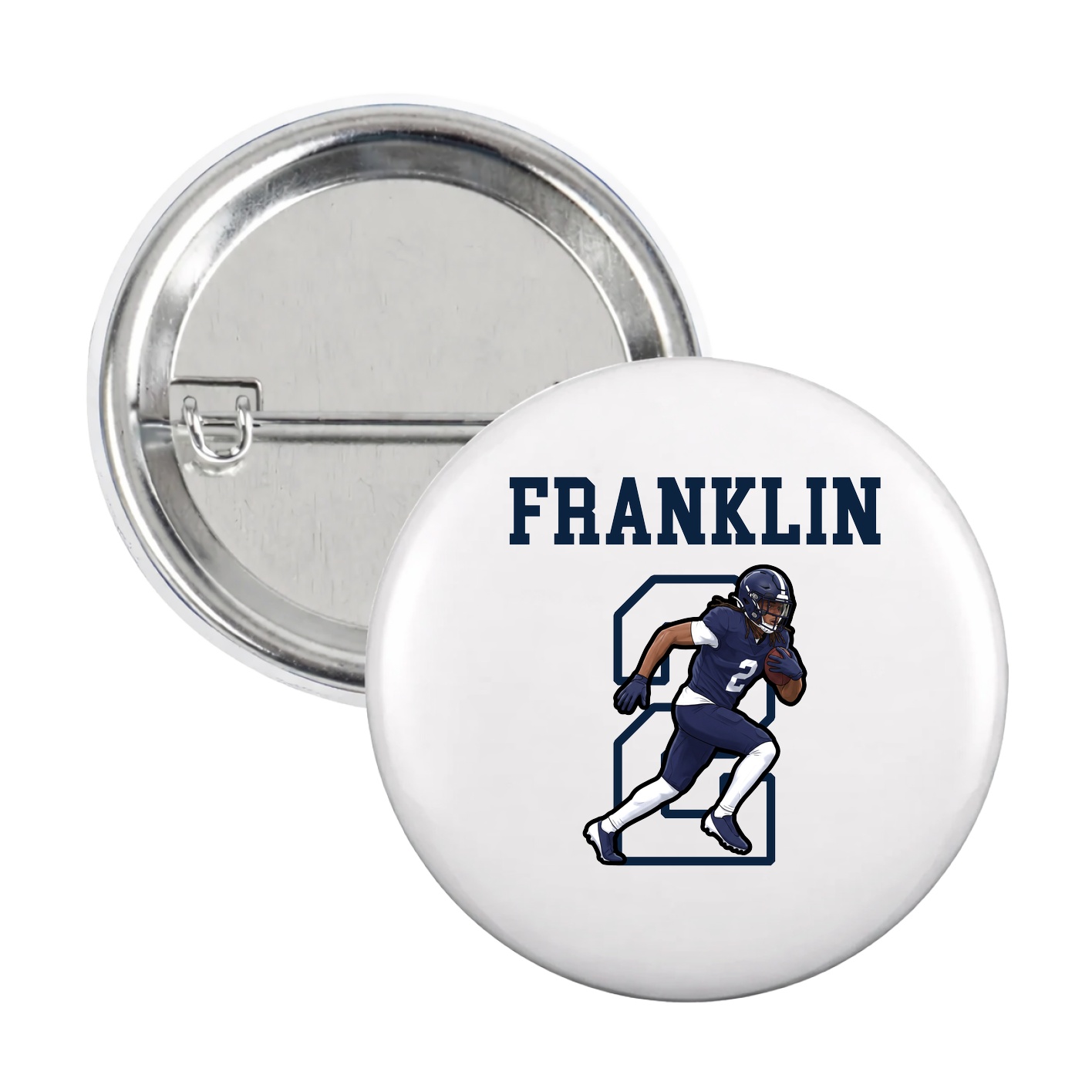 Game Day Button — Shirsey in White