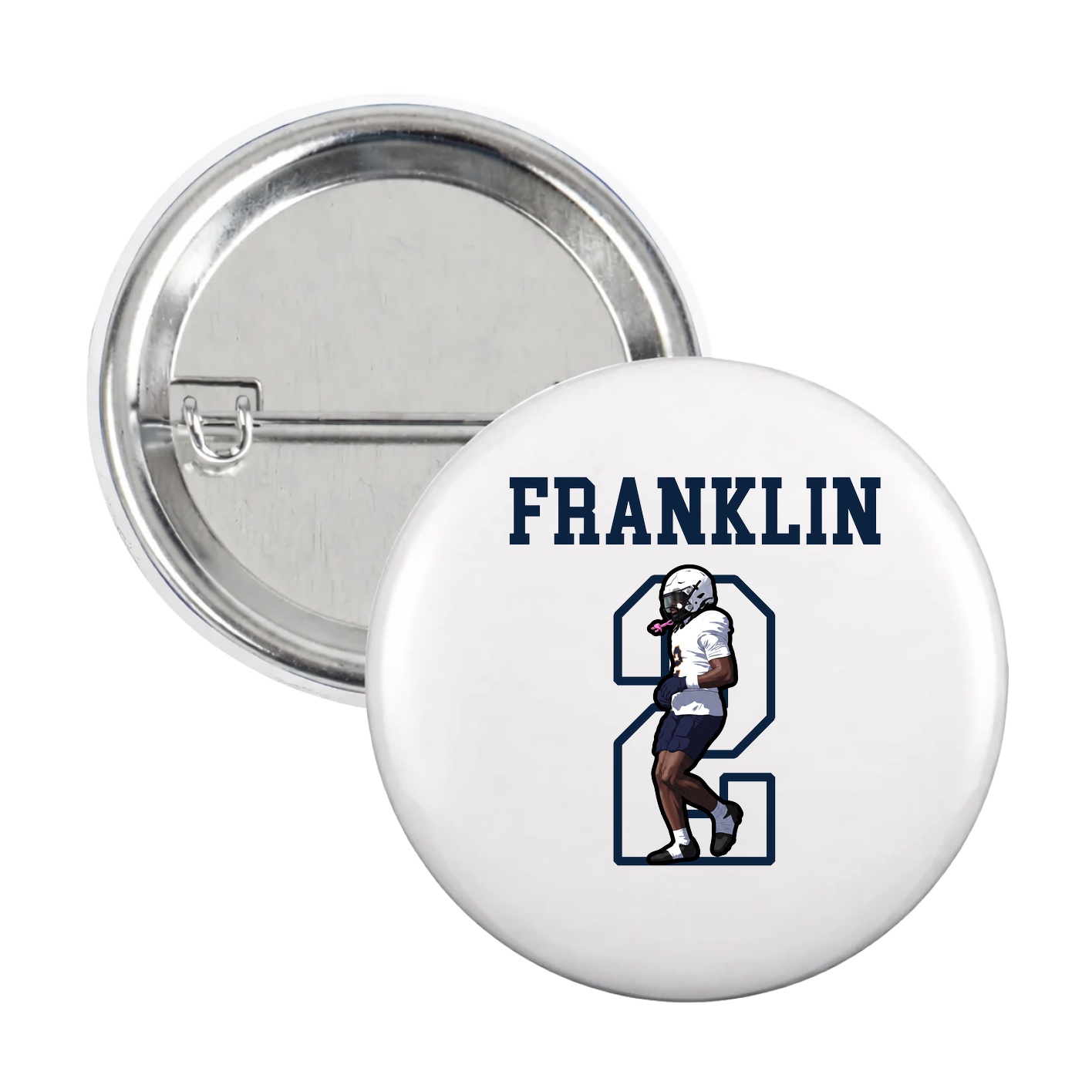 Game Day Button — Shirsey in White