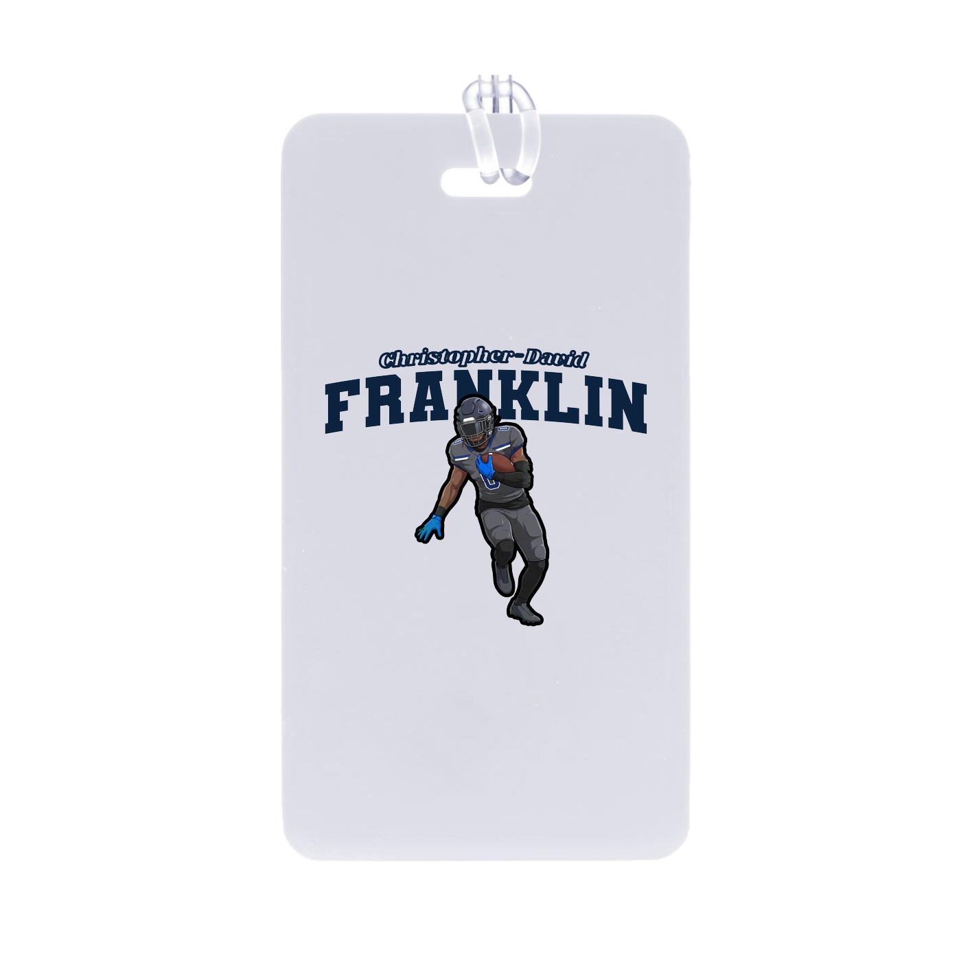Bag Tag — Name Arch in Classic