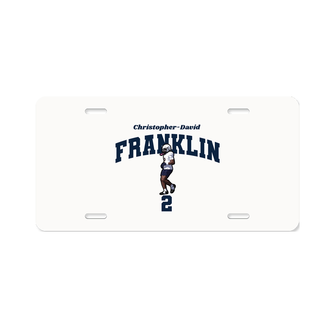 License Plate — Signature Arch in Classic
