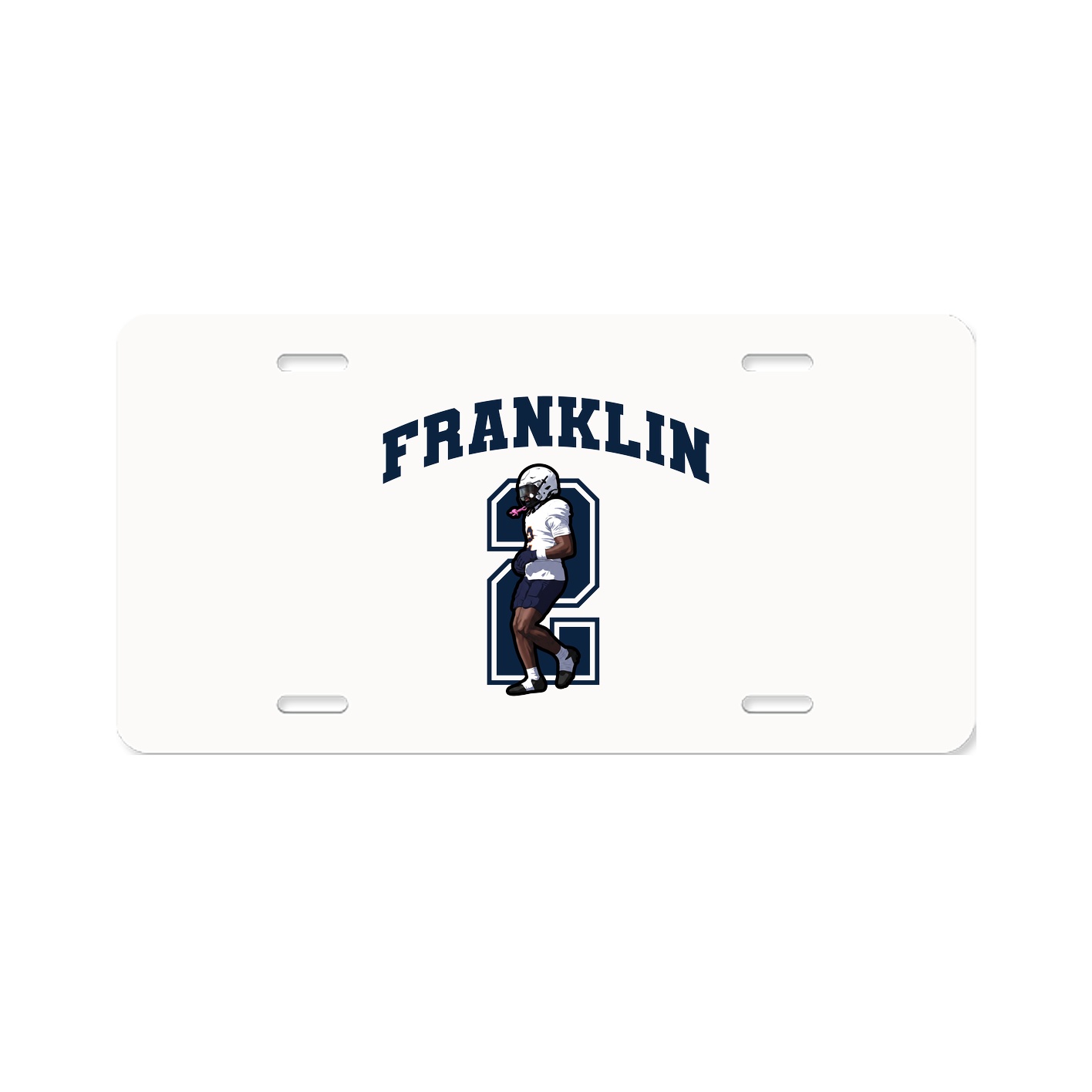 License Plate — Number in Classic