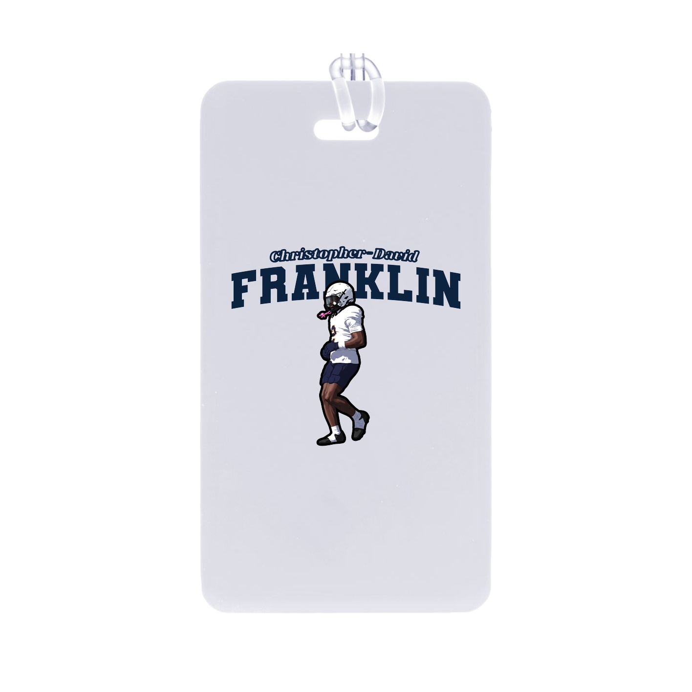 Bag Tag — Name Arch in Classic