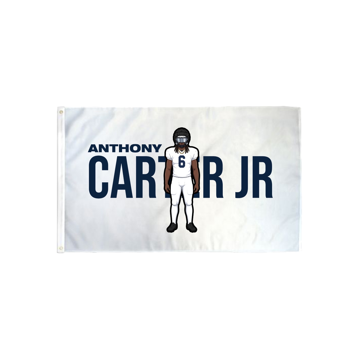 3x5 Flag — Player Name in Classic