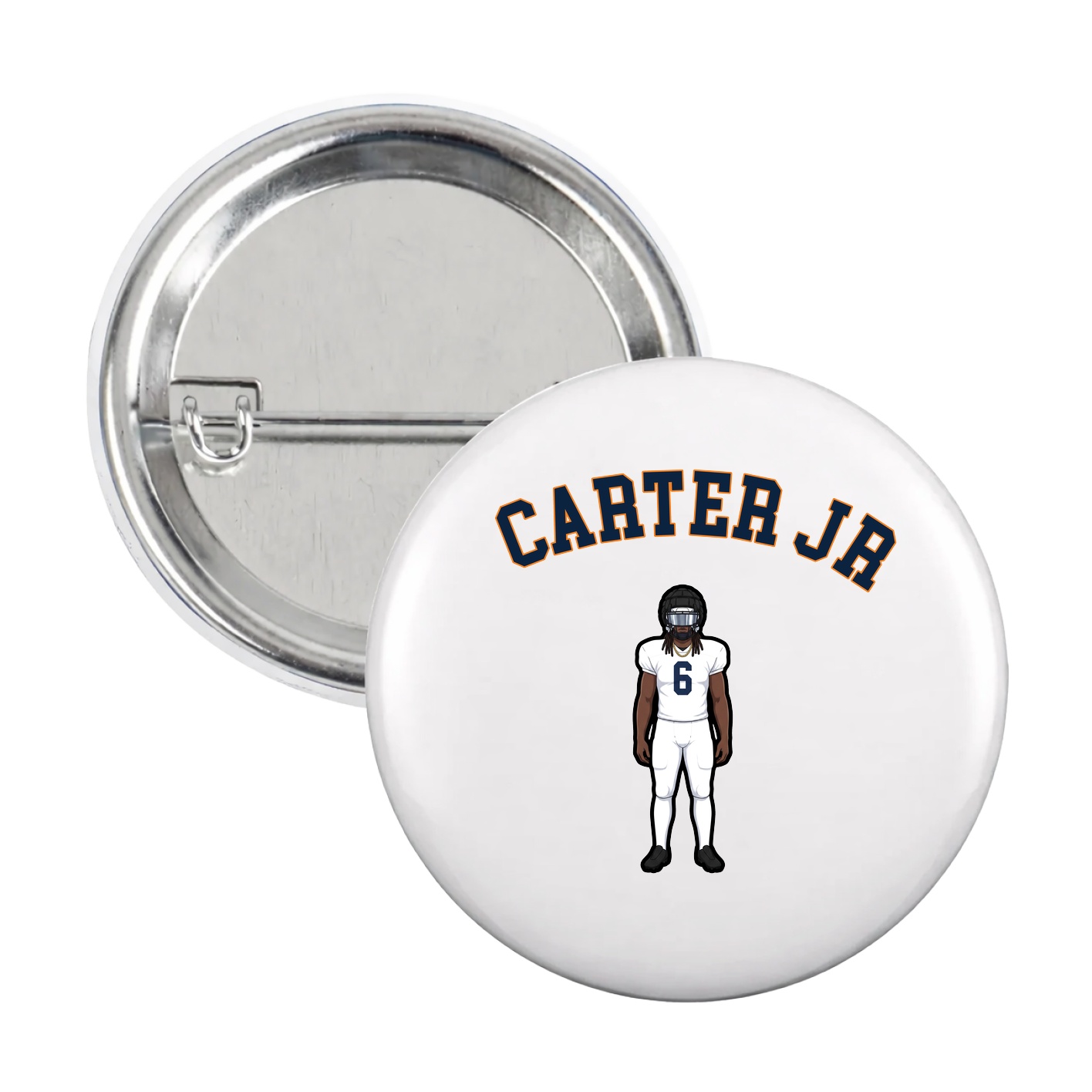 Game Day Button — Shirsey Arch in White