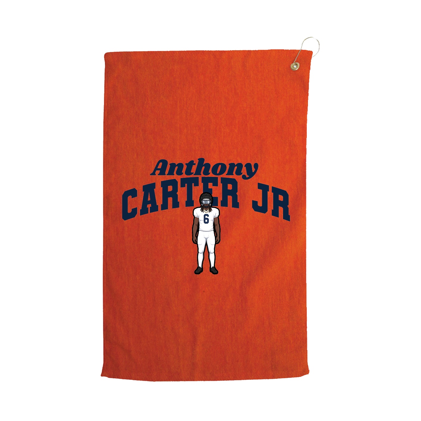 Golf Towel — Signature Arch in Orange