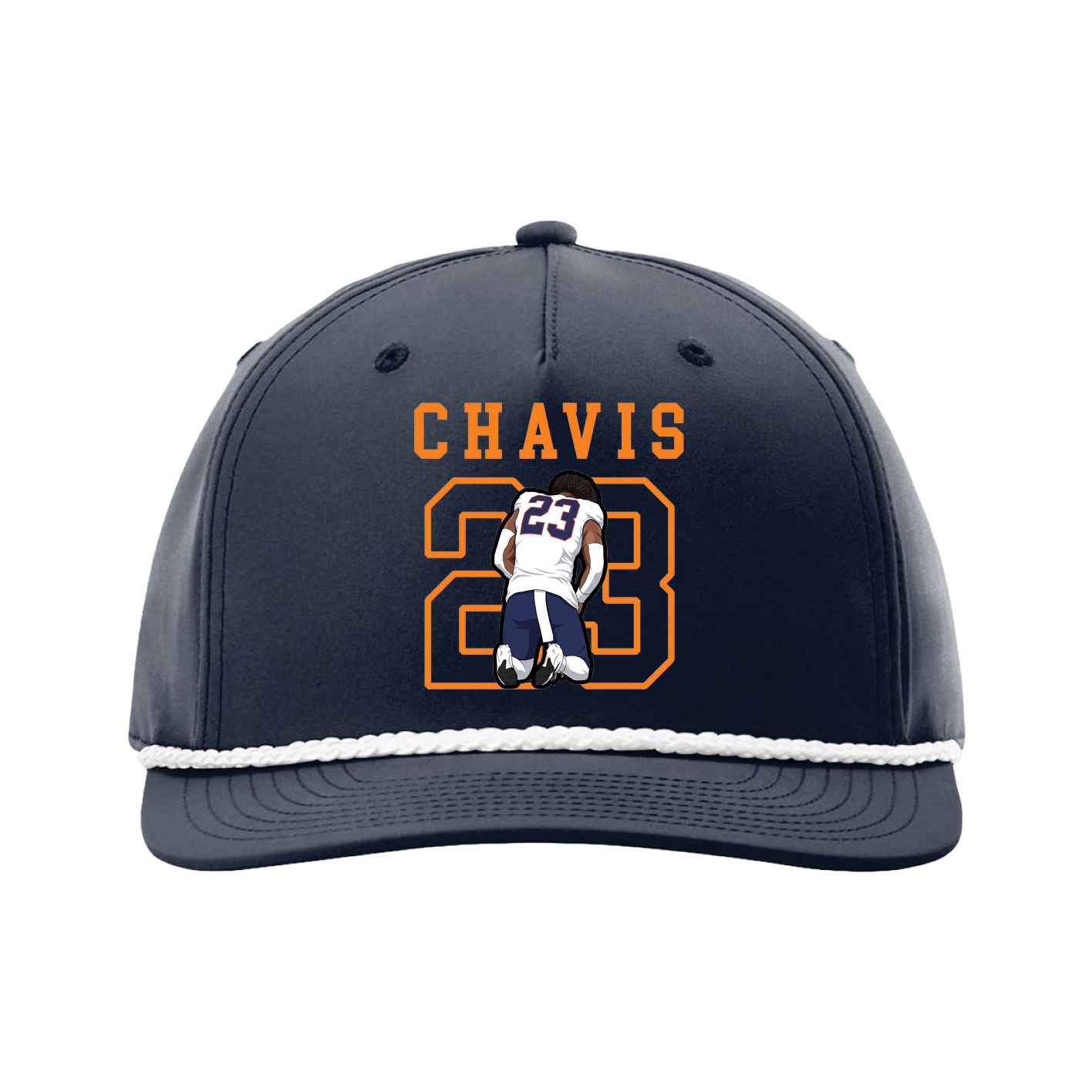 Five-Panel Classic Rope Cap — Shirsey in Navy