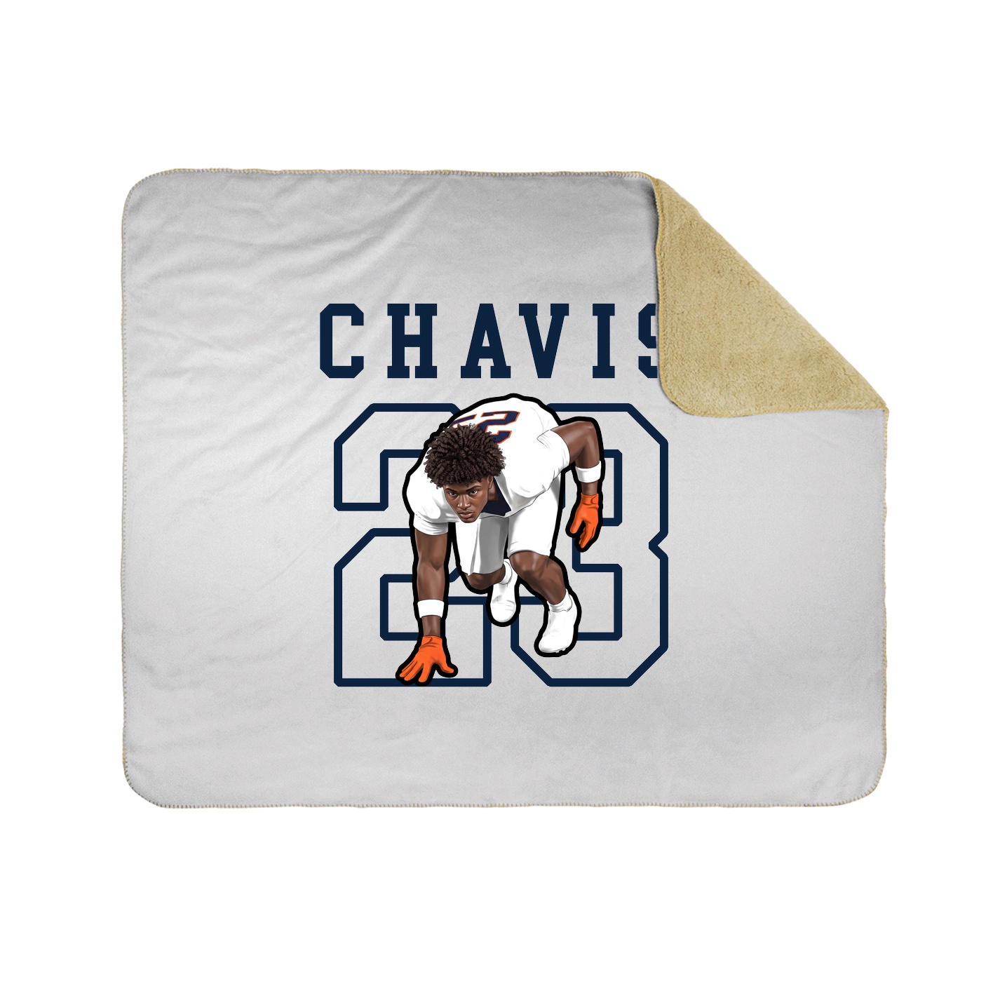 Throw Blanket — Shirsey in White