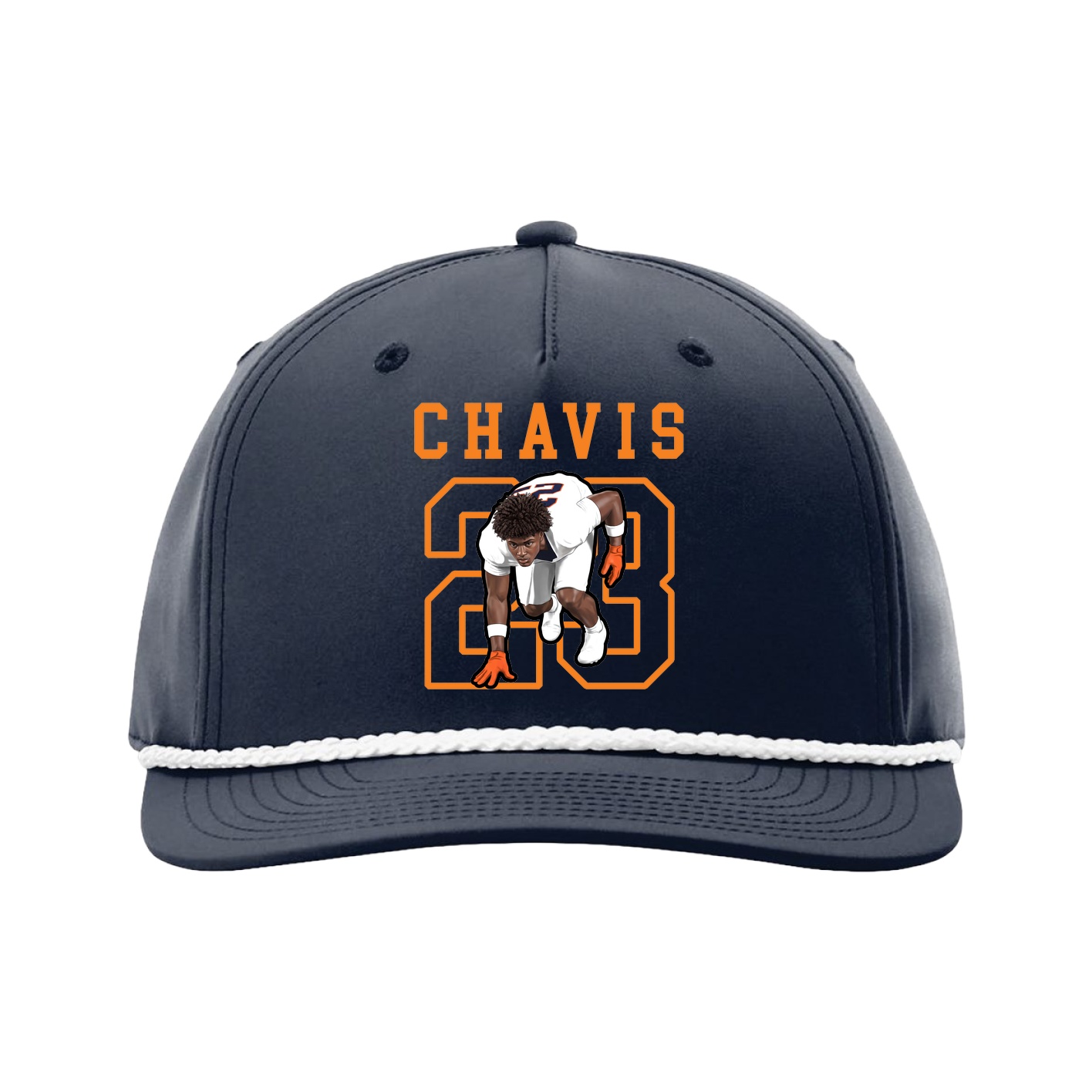 Five-Panel Classic Rope Cap — Shirsey in Navy