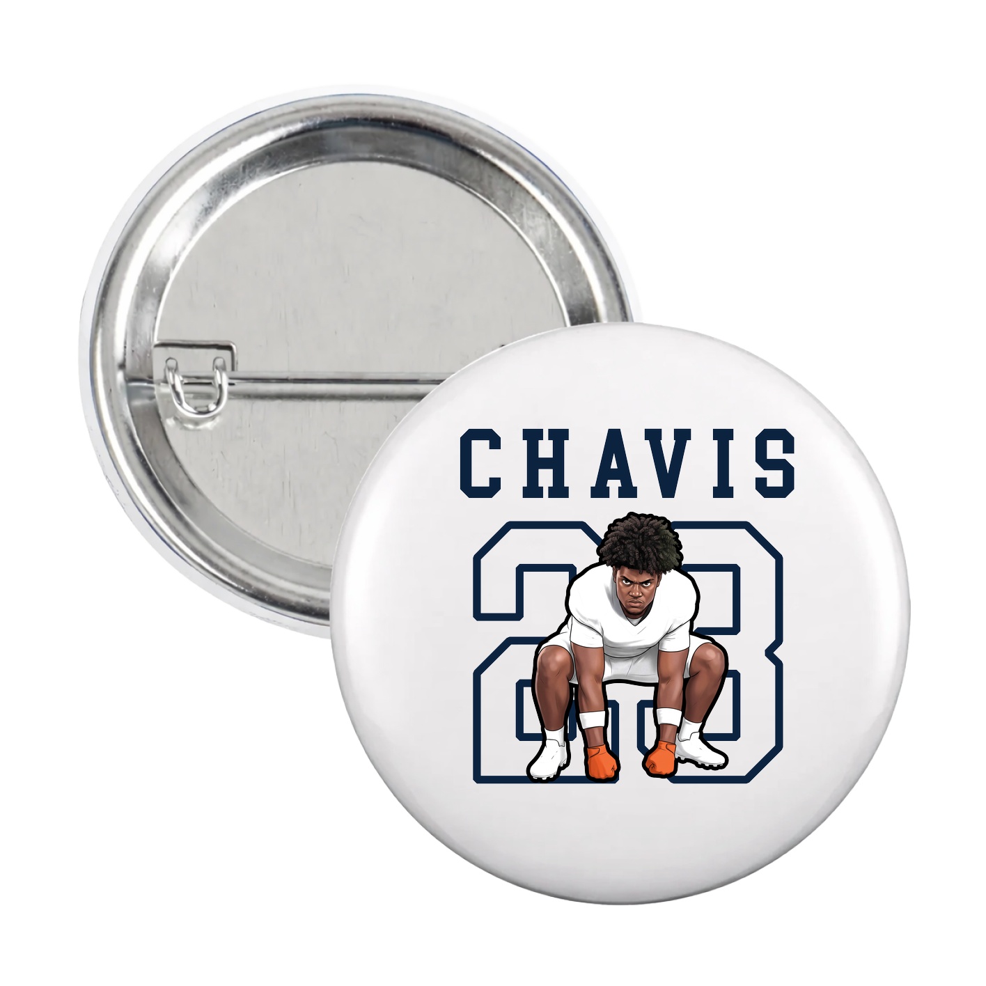 Game Day Button — Shirsey in White