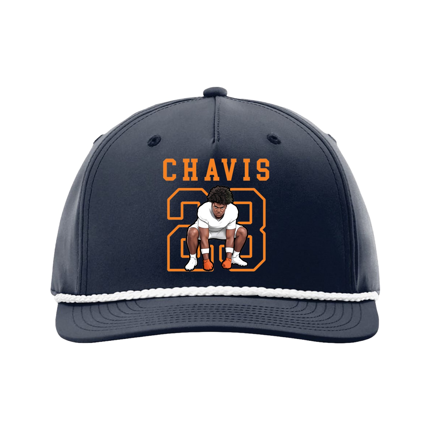 Five-Panel Classic Rope Cap — Shirsey in Navy