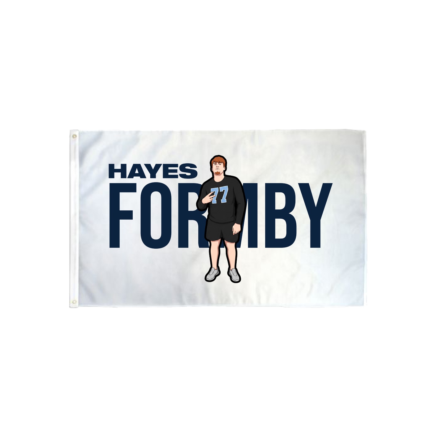 3x5 Flag — Player Name in Classic