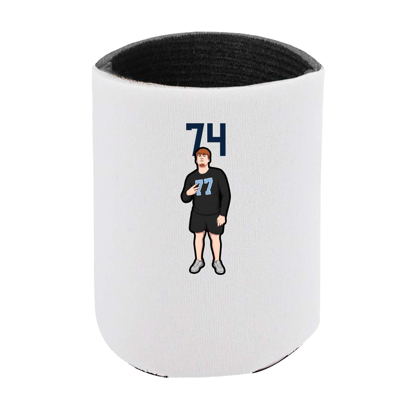 Can Holder — Number Top in White