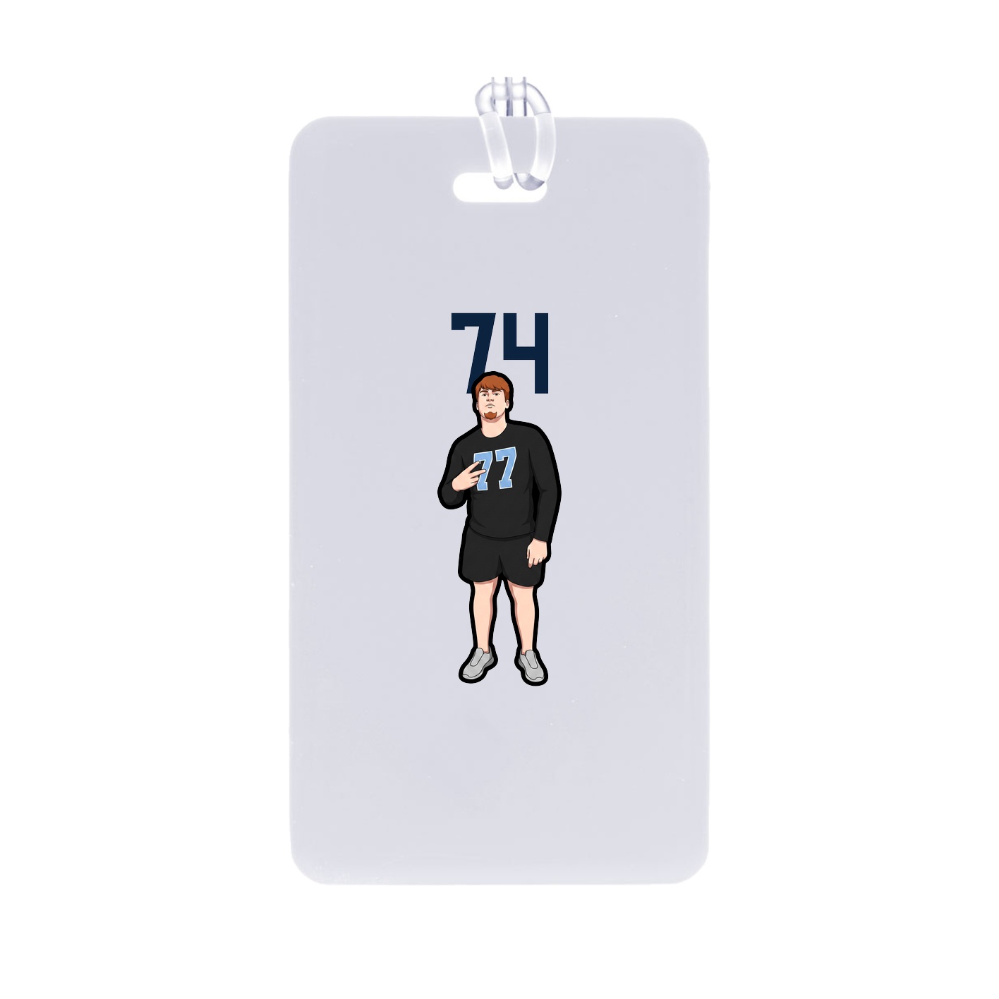 Bag Tag — Number Top in Classic