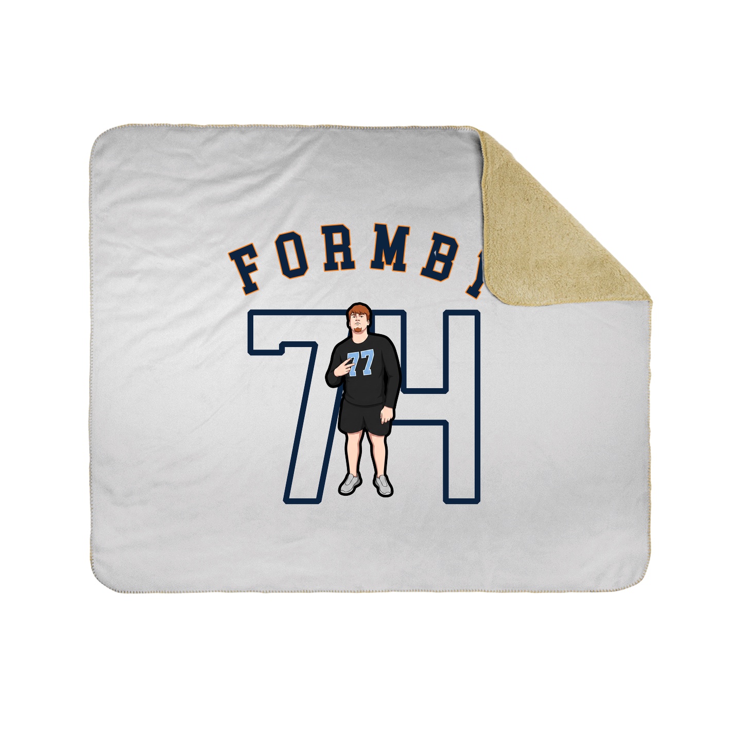 Throw Blanket — Shirsey Arch in White