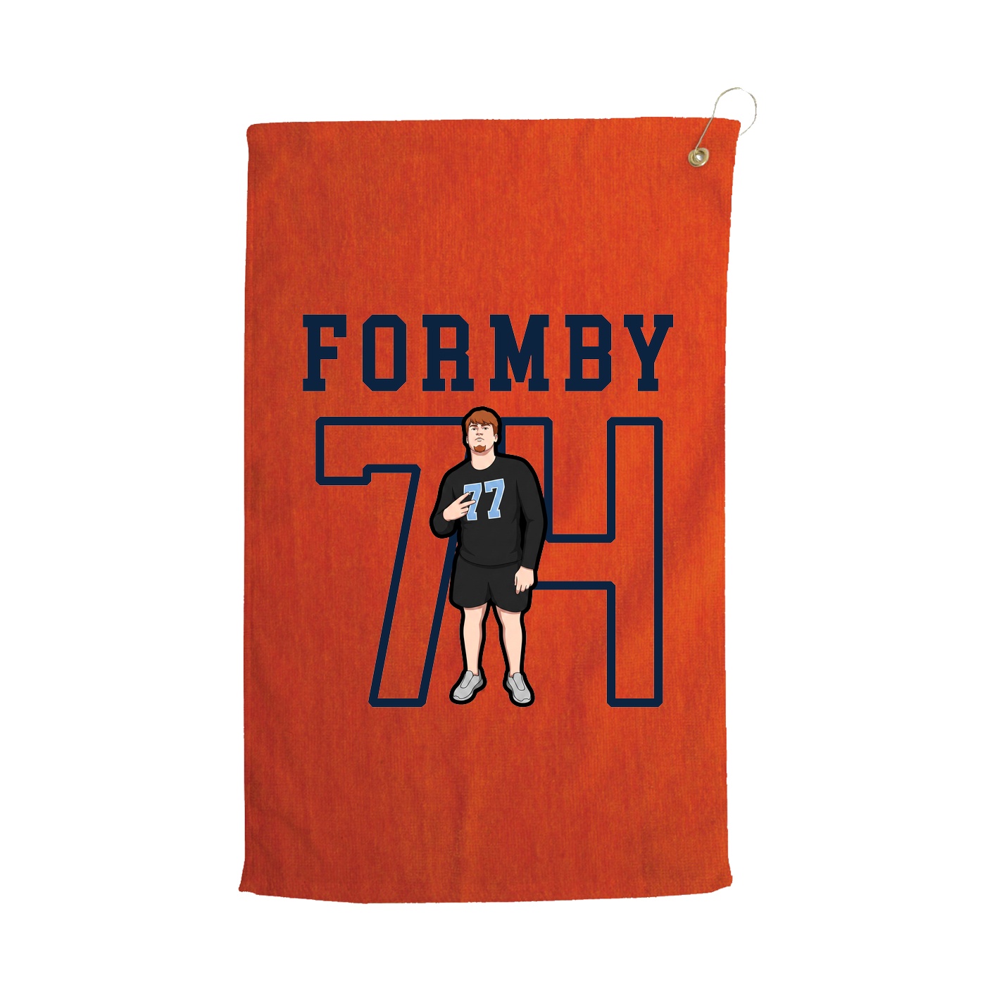 Golf Towel — Shirsey in Orange