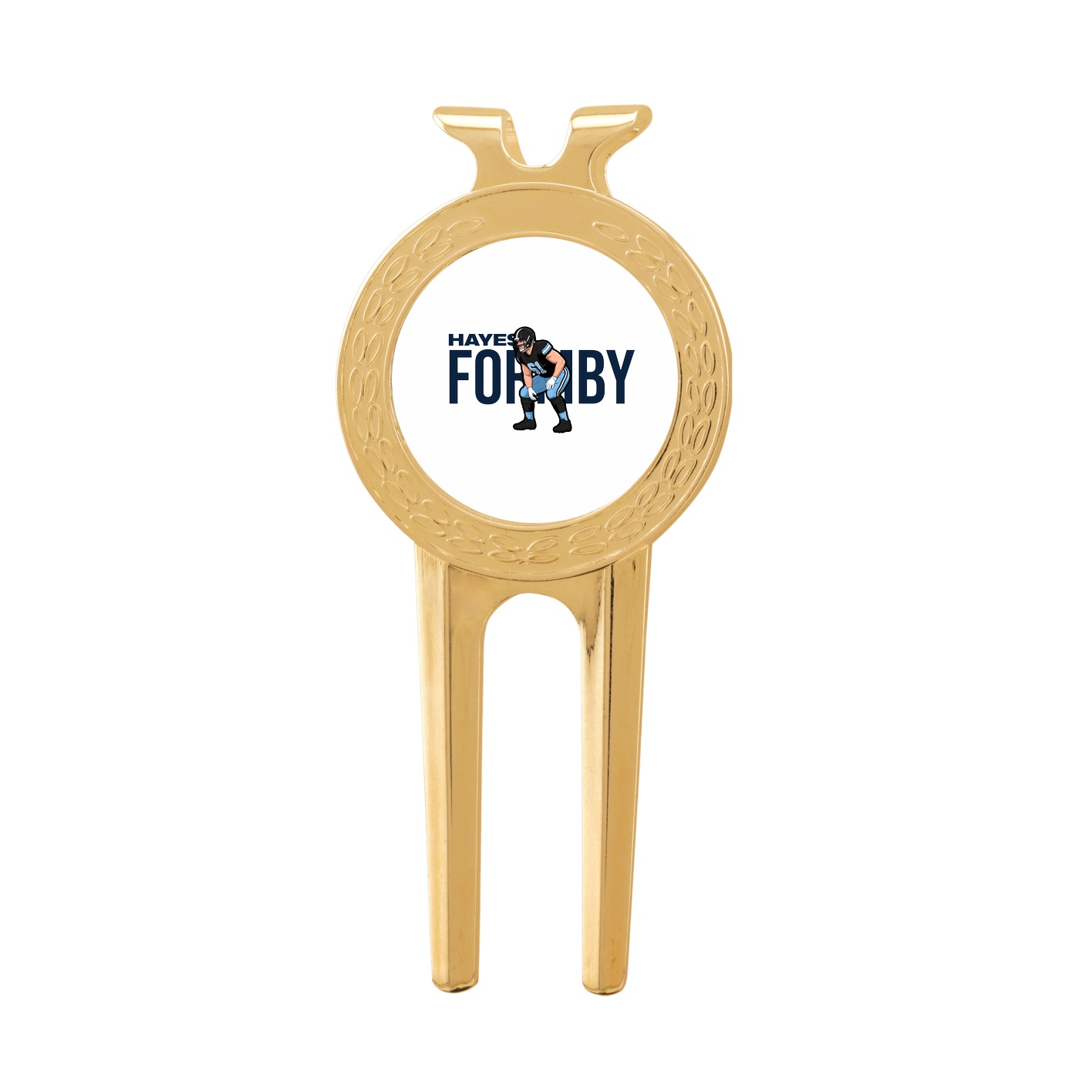 Divot Tool with Ball Marker — Player Name in Classic