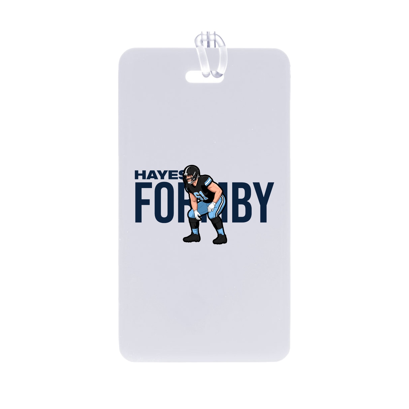 Bag Tag — Player Name in Classic