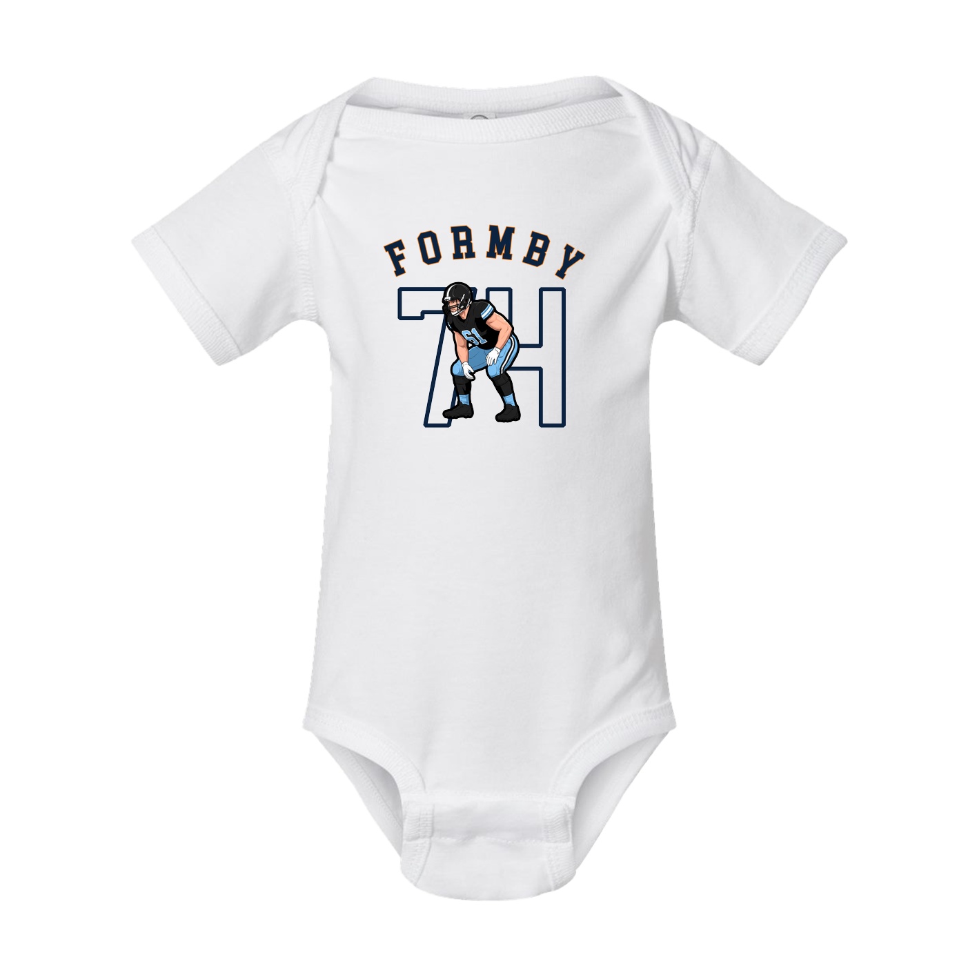 Baby Onesie — Shirsey Arch in White