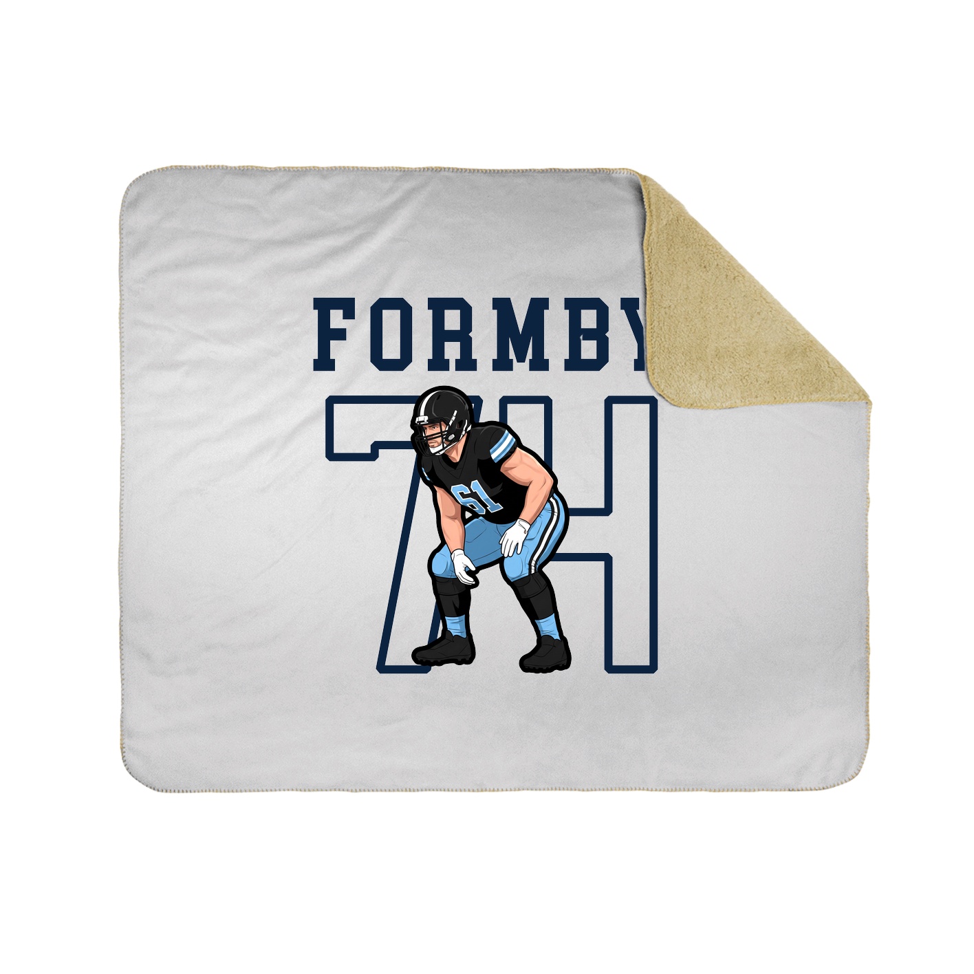 Throw Blanket — Shirsey in White