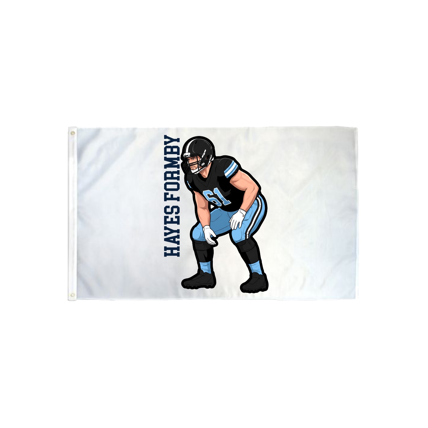 3x5 Flag — Name Vertical in Classic